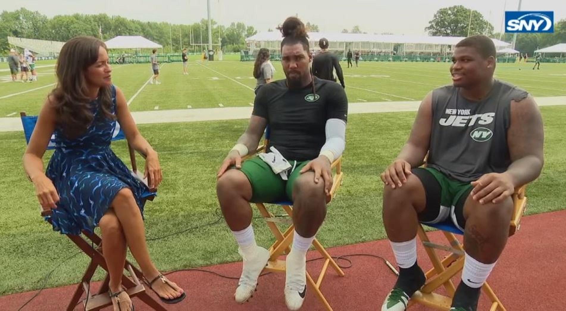 WATCH: Leonard Williams and Quinnen Williams discuss their 'Welcome to the NFL' moments