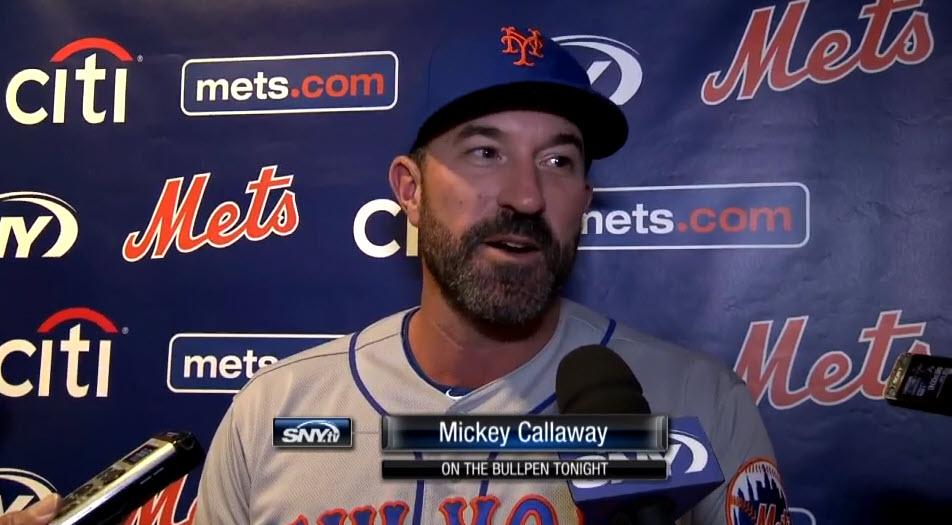 WATCH: Mickey Callaway, Justin Wilson react to Mets win over Marlins