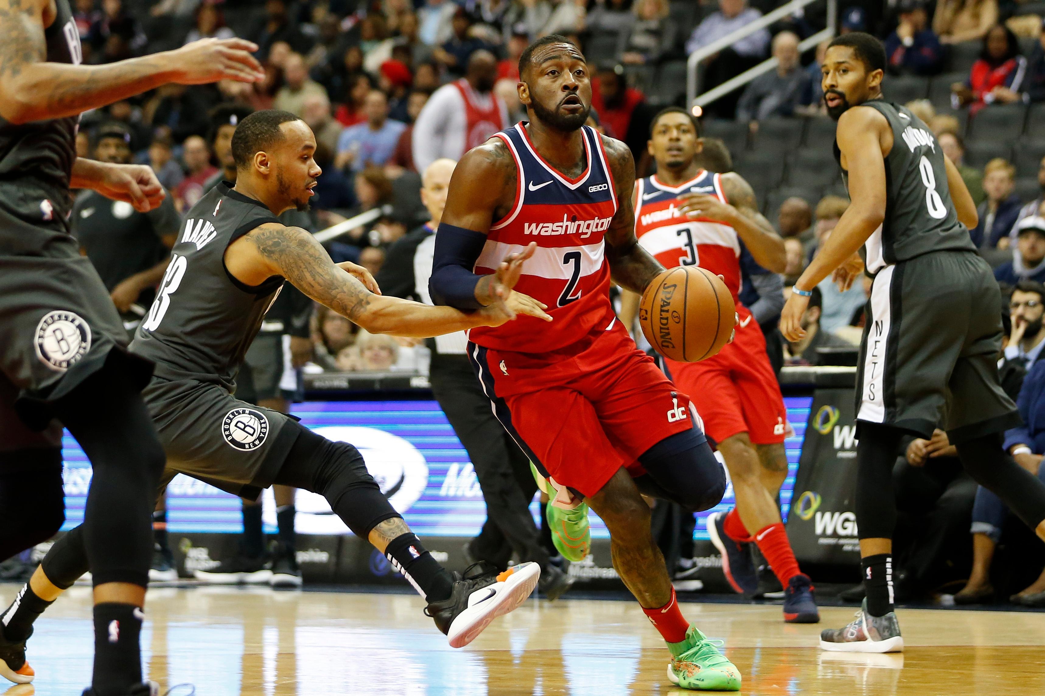 Nets smoked by John Wall, Wizards, 102-88