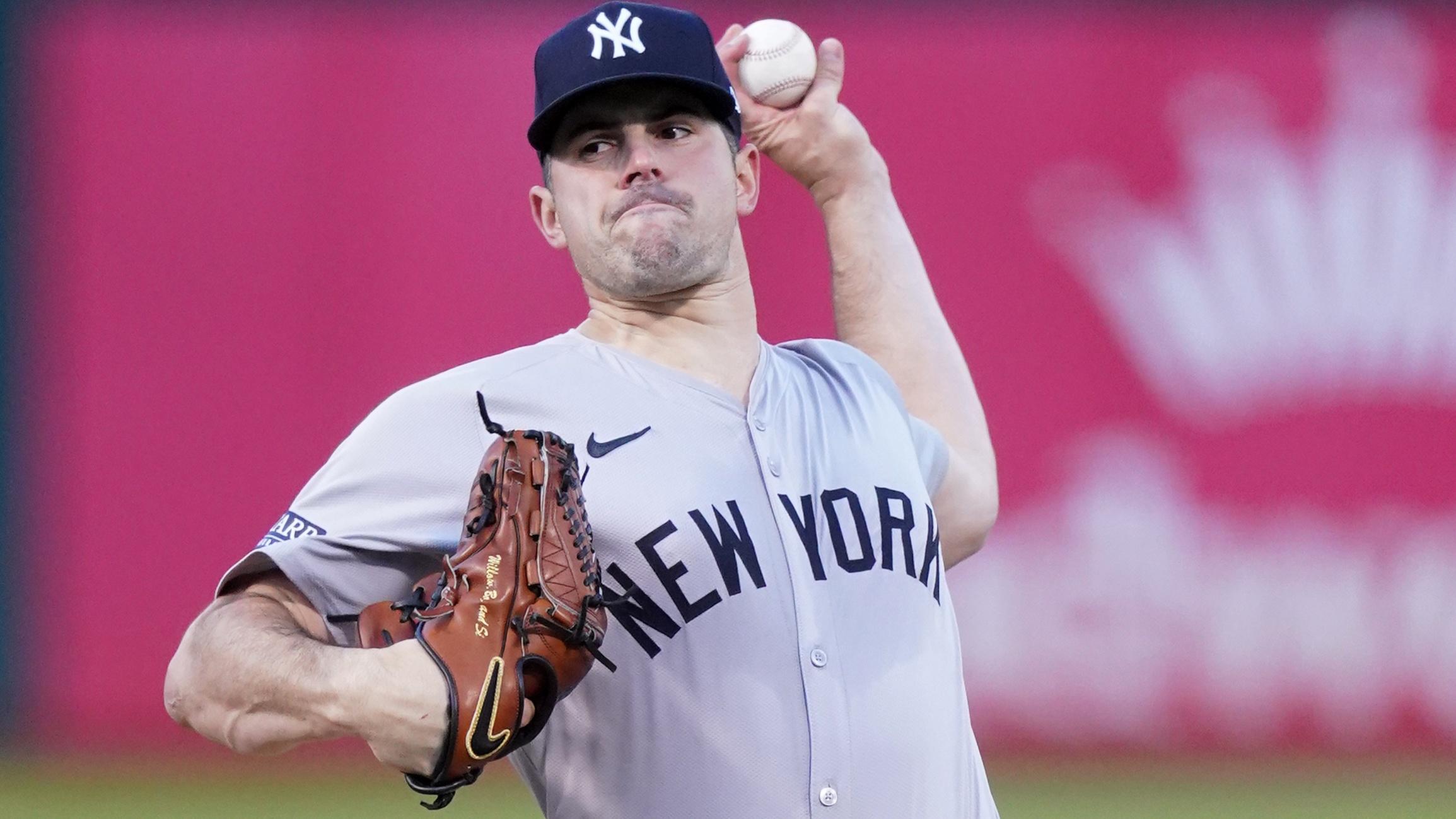 Carlos Rodon, Yankees' Game 2 starter, on facing 'potent' Dodgers lineup: 'I'm a big leaguer, too'