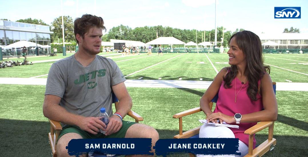 WATCH: Sam Darnold explains his relationship with Jets head coach Adam Gase