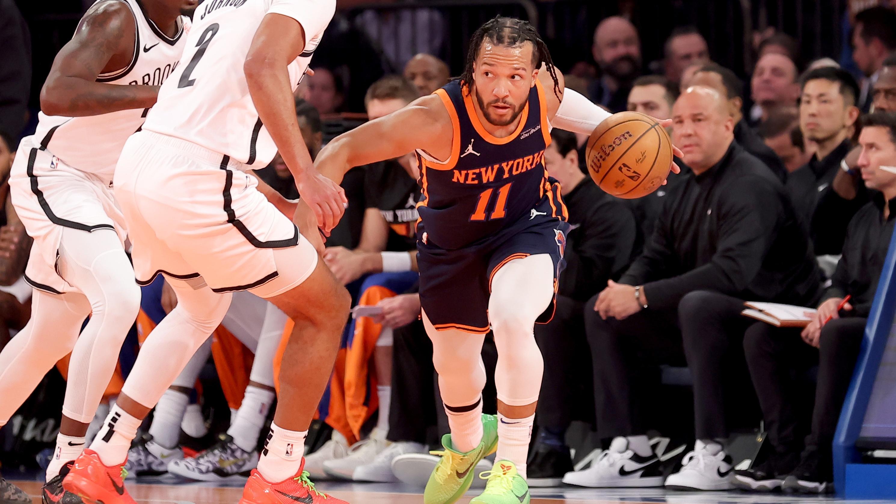 Jalen Brunson, Mikal Bridges play hero in Knicks' 124-122 win over Nets