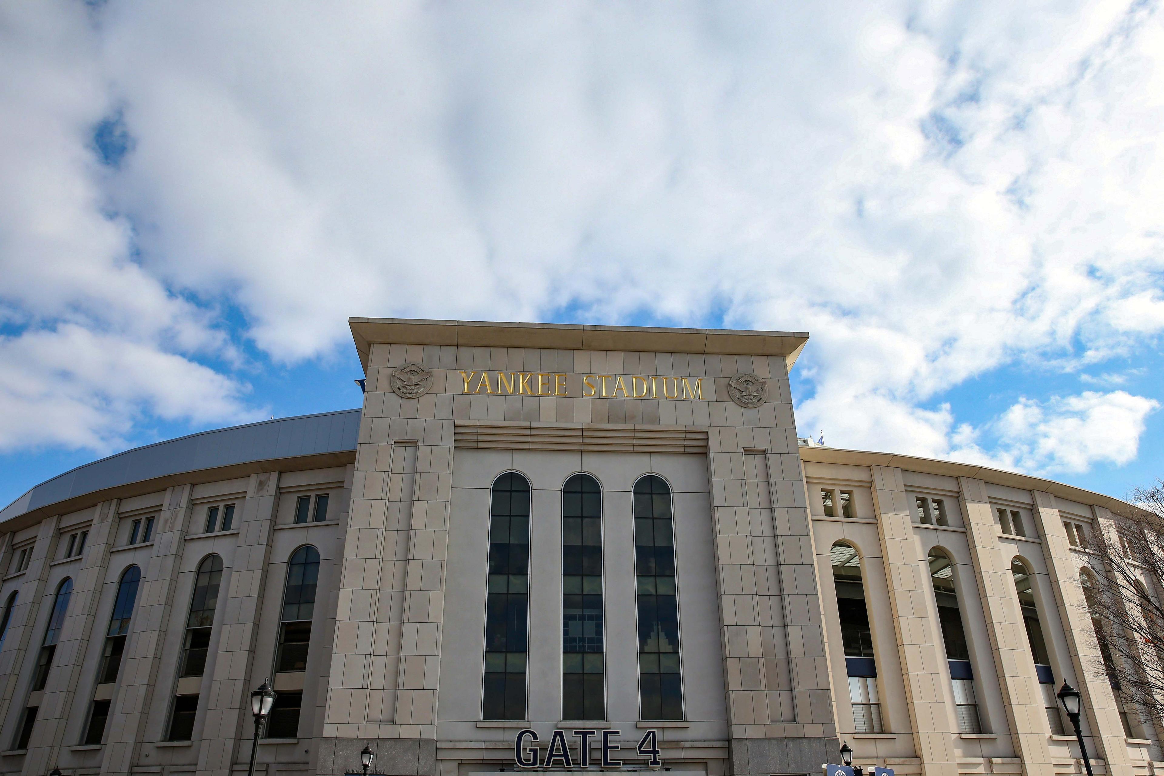 General view of the exterior of Yankee Stadium. Mandatory Credit: Rich Barnes-USA TODAY Sports / Rich Barnes-USA Today Sports