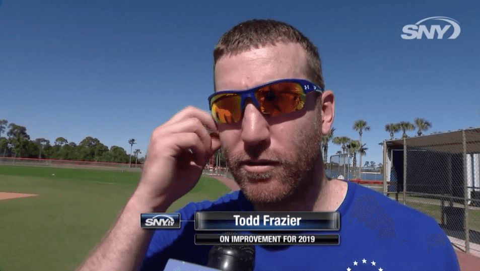 WATCH: Mets' Todd Frazier says transition to first base not 'set in stone'