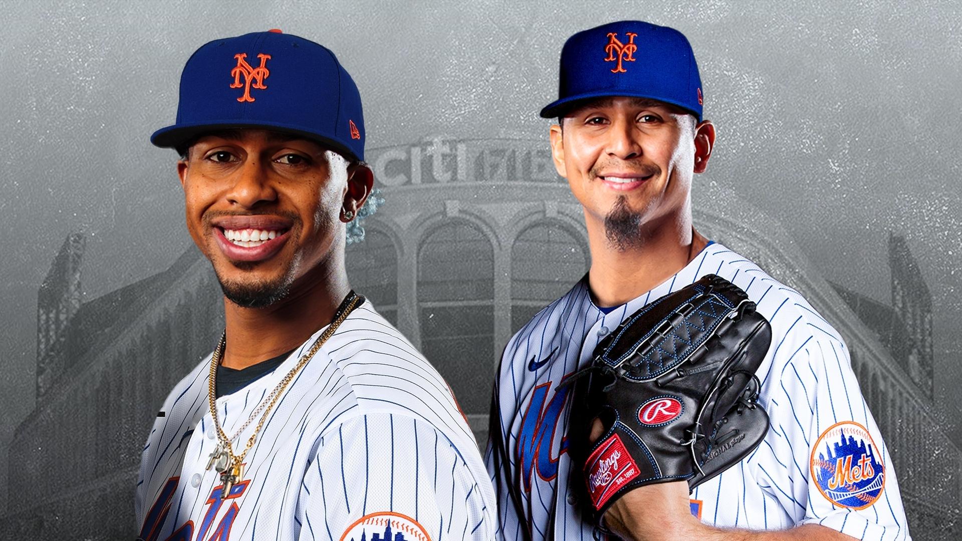 Mets' Francisco Lindor and Carlos Carrasco / SNY Treated Image