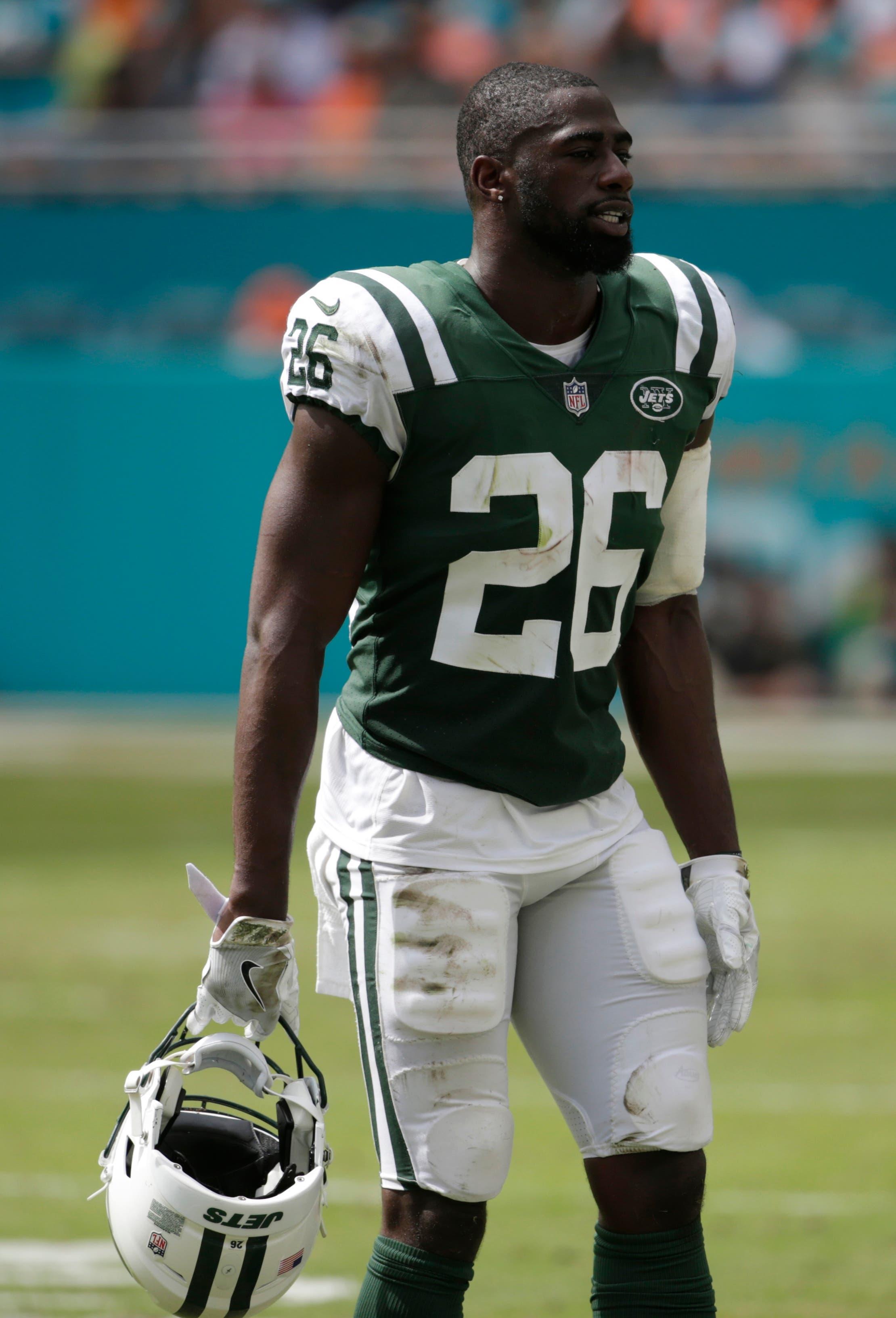 Marcus Maye during the Jets' game against the Dolphins. / AP