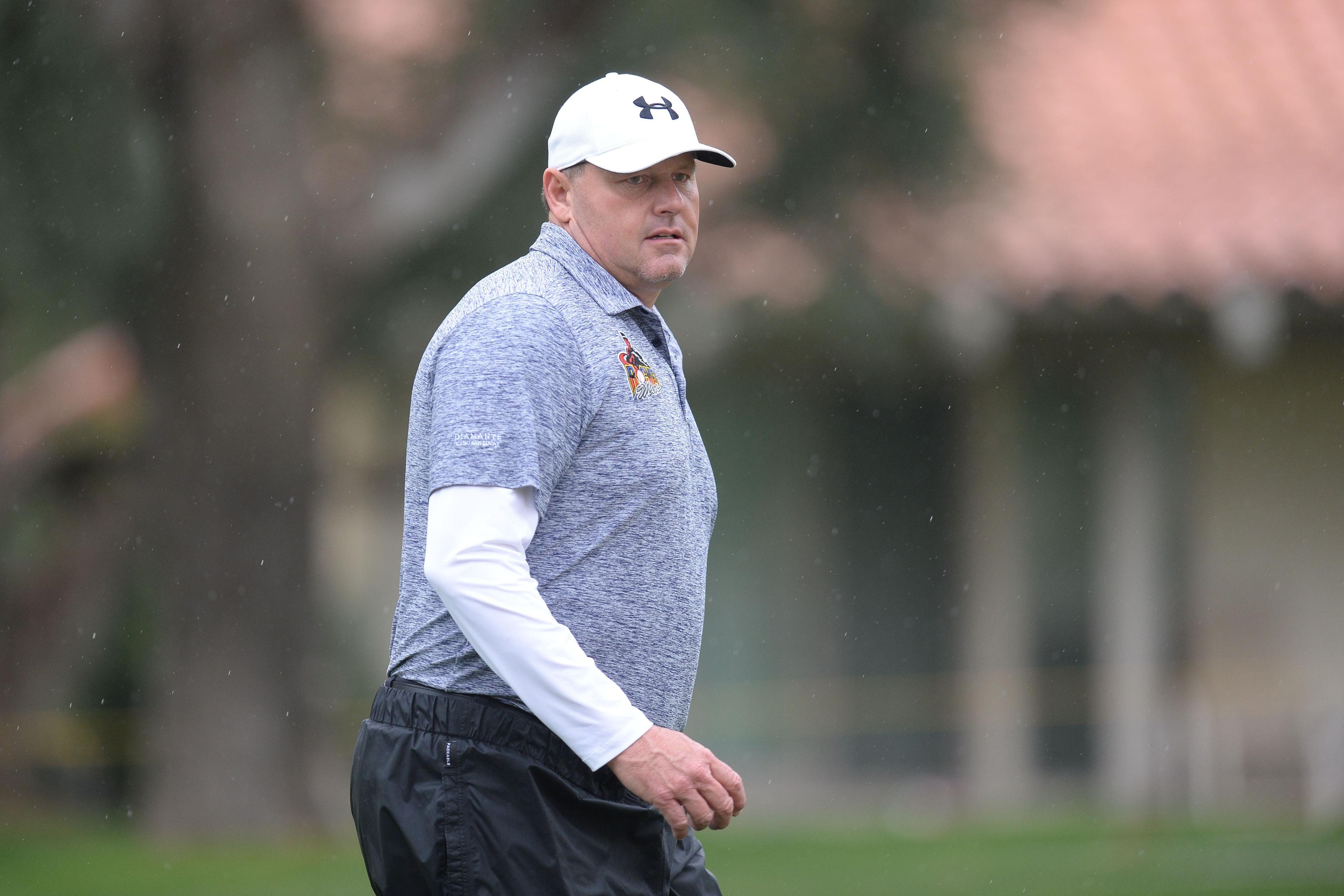 Jan 19, 2017; La Quinta, CA, USA; Former MLB pitcher Roger Clemens looks on at the second fairway during the first round of the CareerBuilder Challenge at La Quinta Country Club. Mandatory Credit: Joe Camporeale-USA TODAY Sports / Joe Camporeale