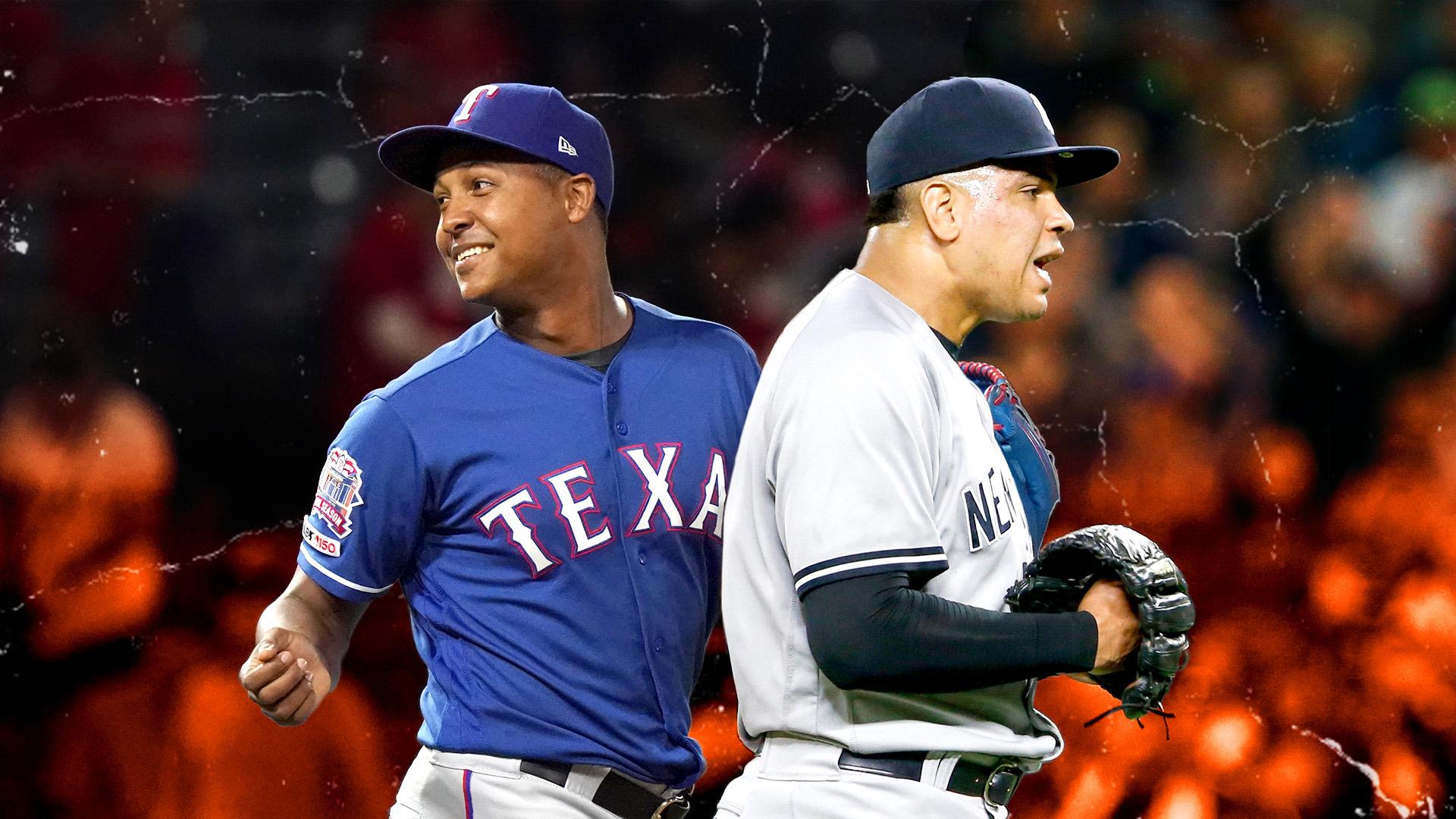 Jose Leclerc and Dellin Betances