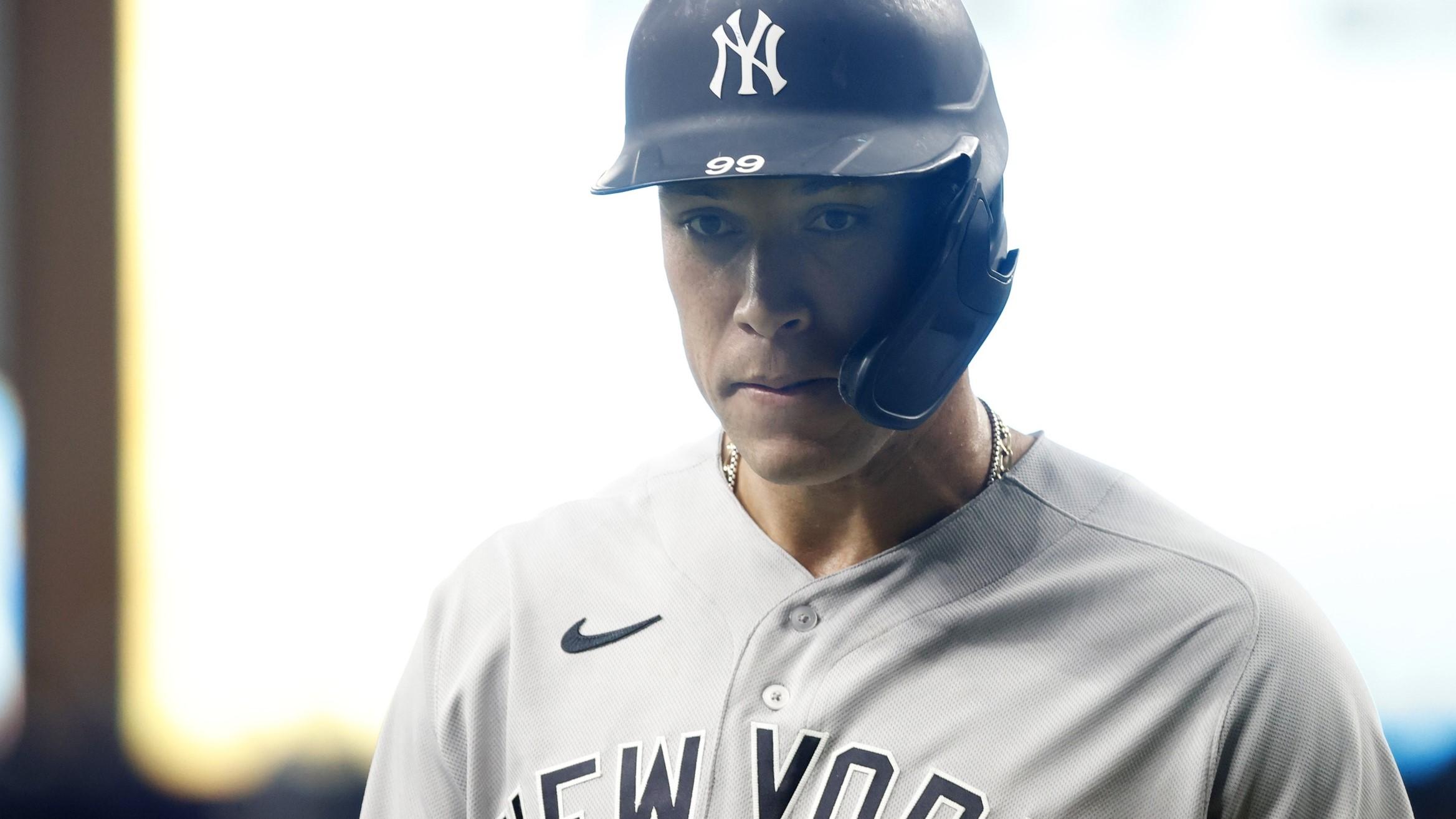 Yankees' Aaron Judge not in Wednesday's starting lineup, considered day-to-day