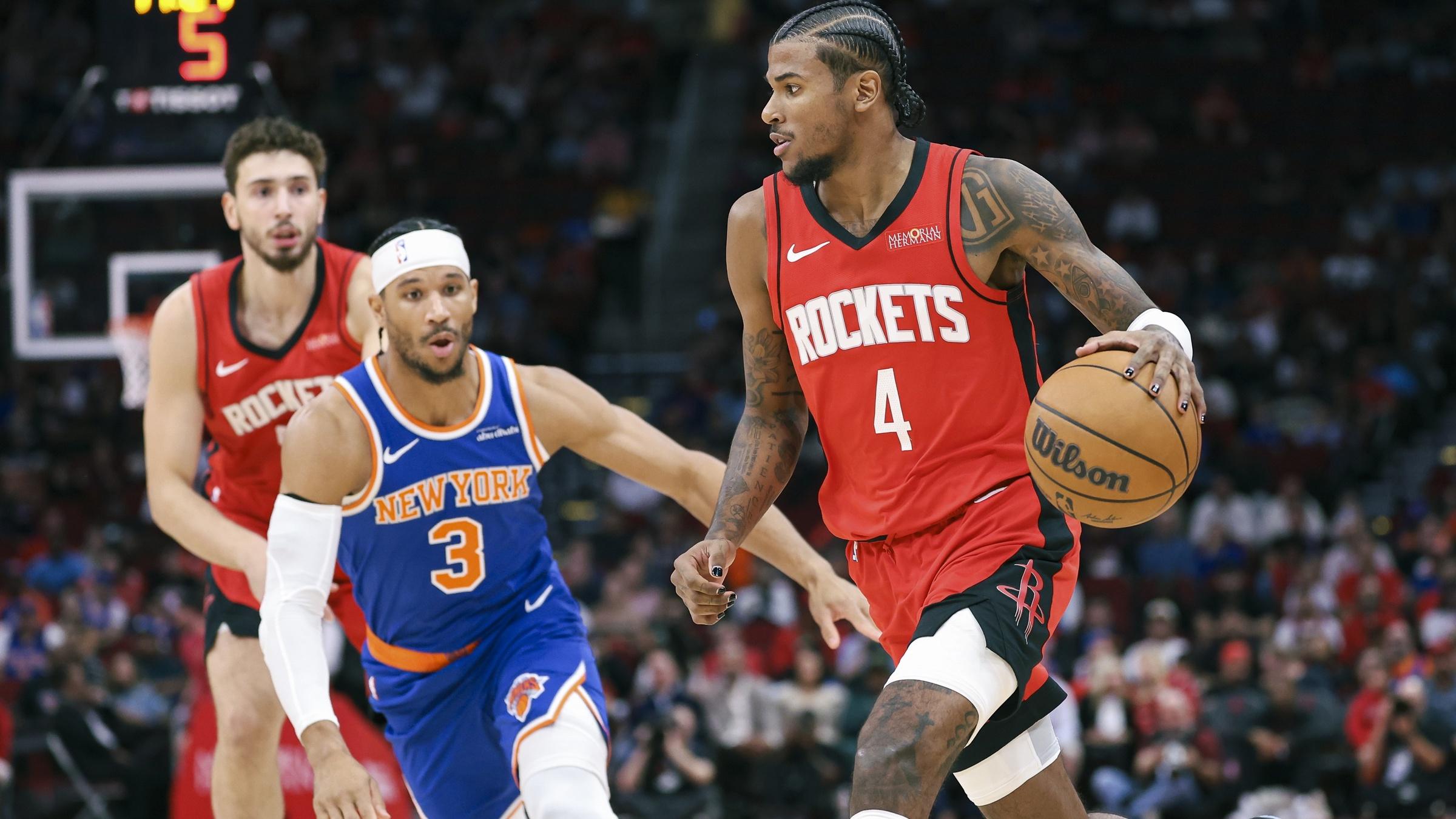 Knicks' two-game winning streak snapped with 109-97 loss to Rockets