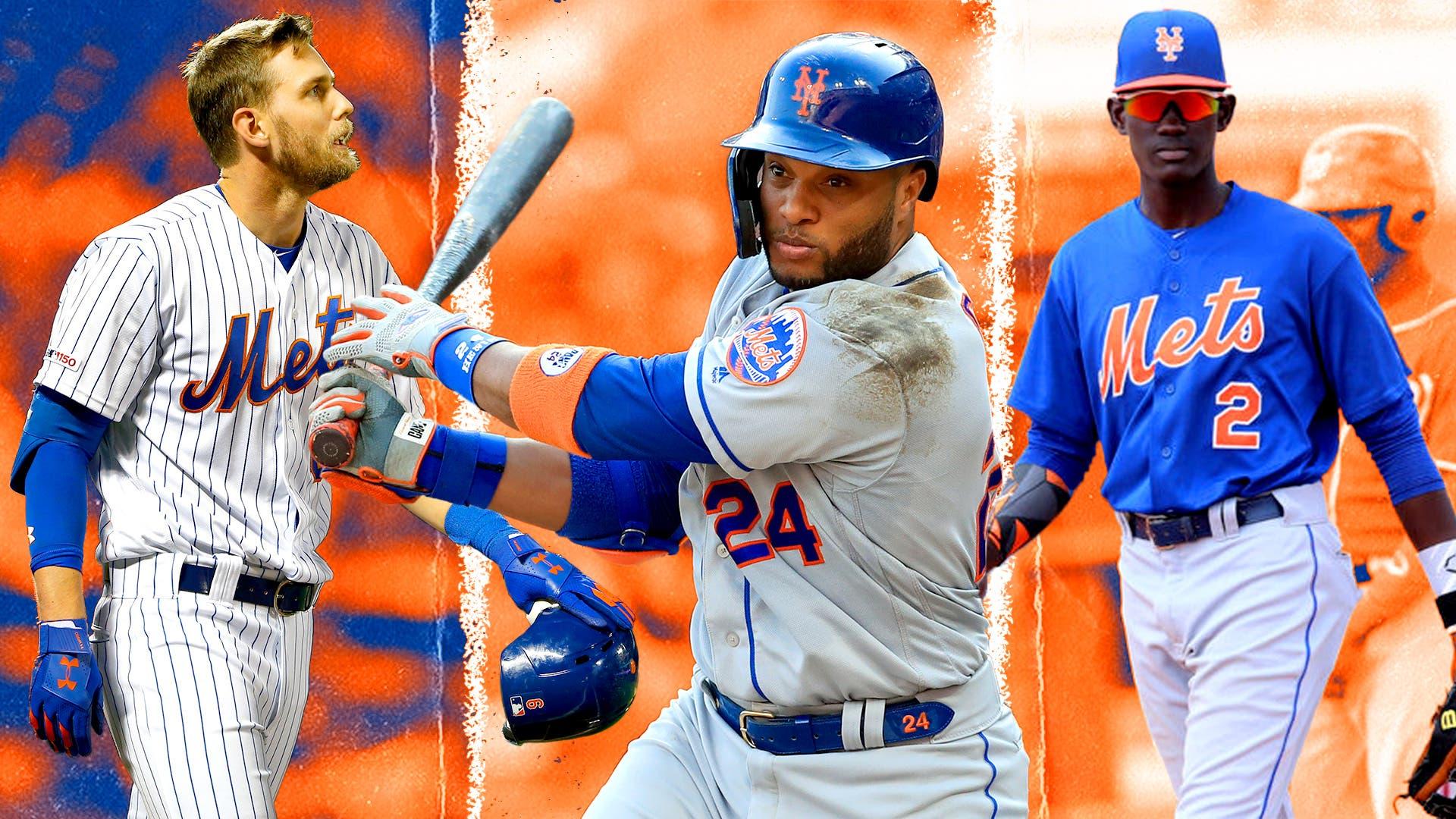 Jeff McNeil, Robinson Cano, and Ronny Mauricioundefined