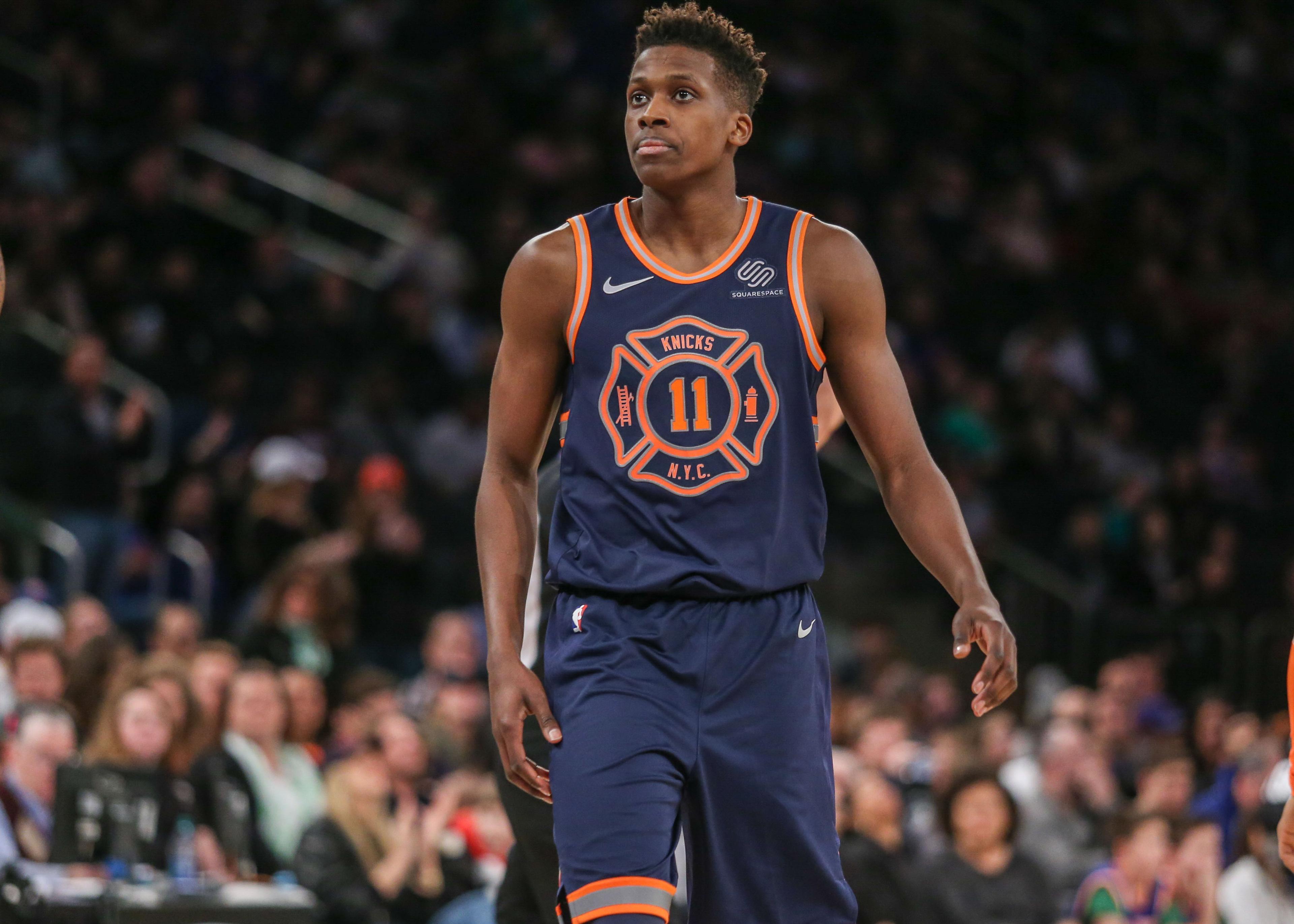 New York Knicks guard Frank Ntilikina