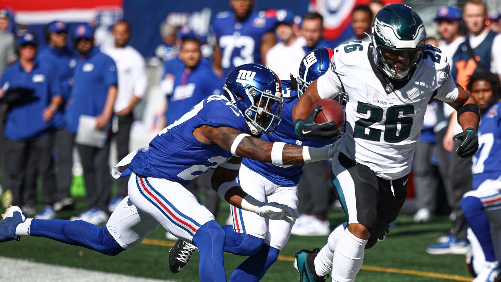 Giants embarrassed by Saquon Barkley, Eagles in 28-3 rout at MetLife Stadium