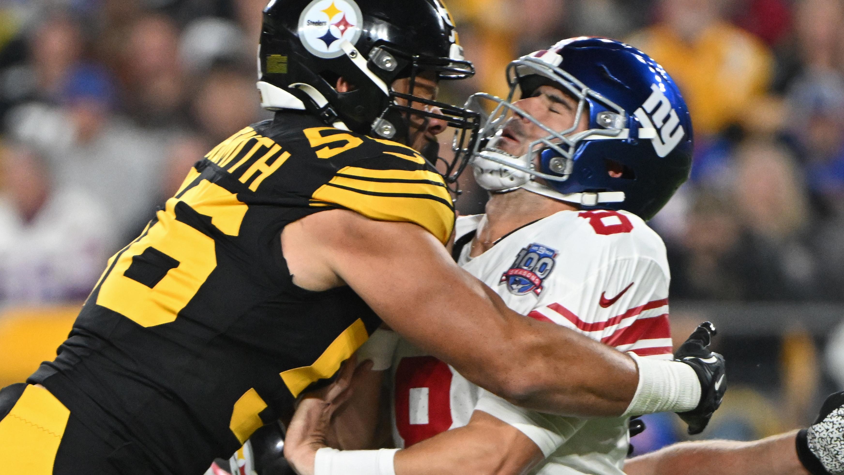 Daniel Jones' late turnovers sink Giants to third straight loss against Steelers