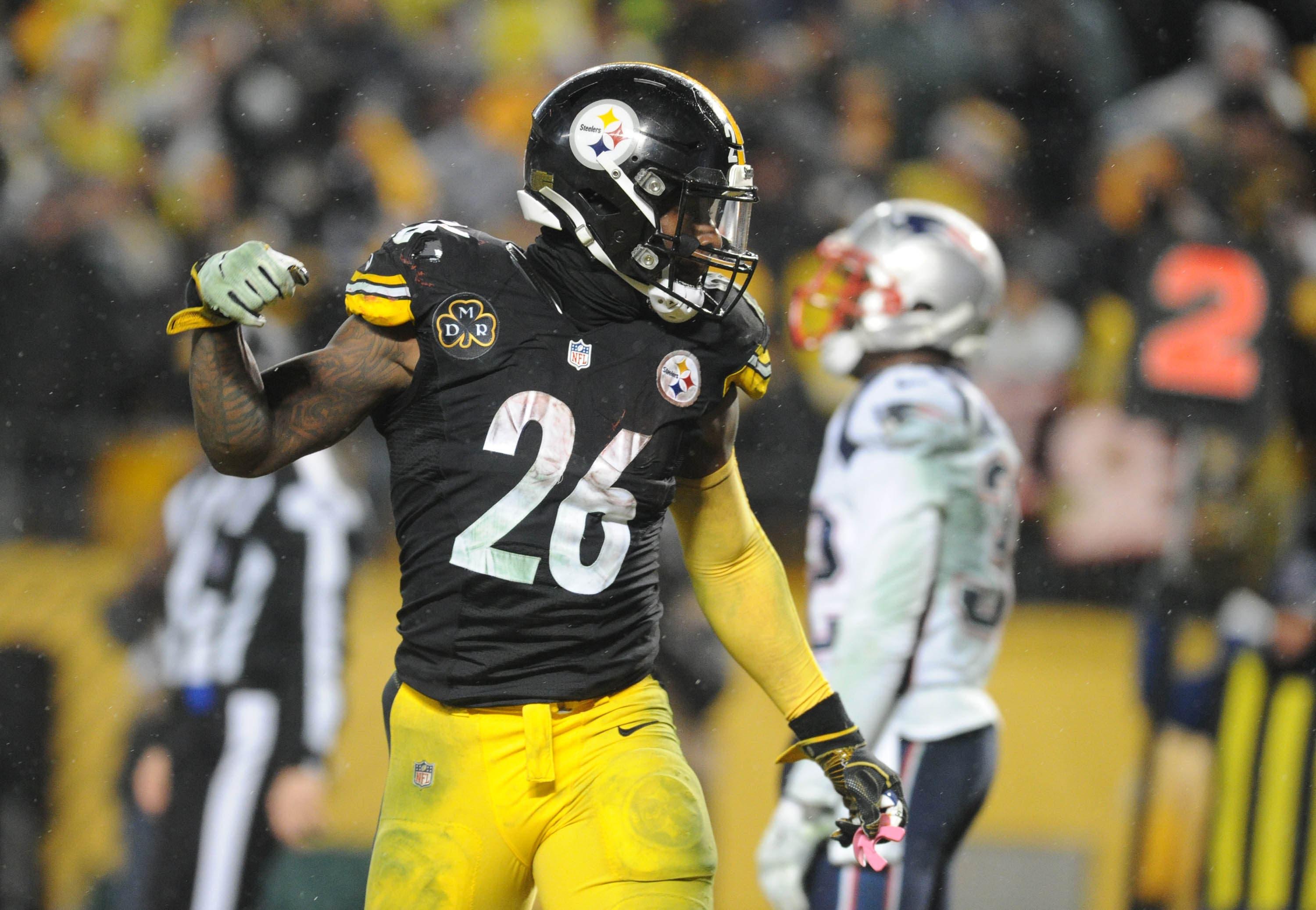 Pittsburgh, PA, USA; Pittsburgh Steelers running back Le'Veon Bell (26) / Philip G. Pavely