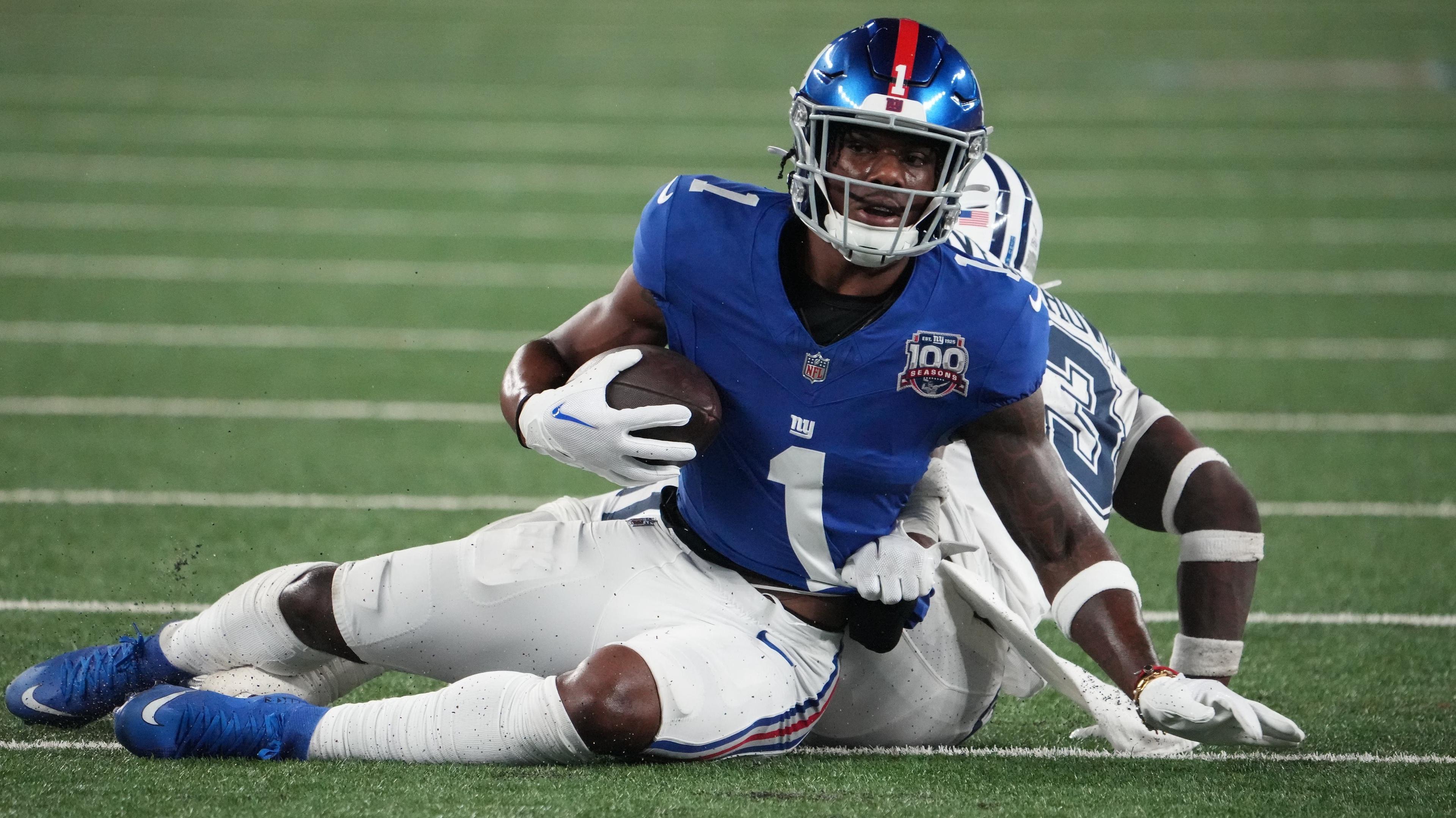 Giants' Malik Nabers suffers concussion, leaves loss to Cowboys