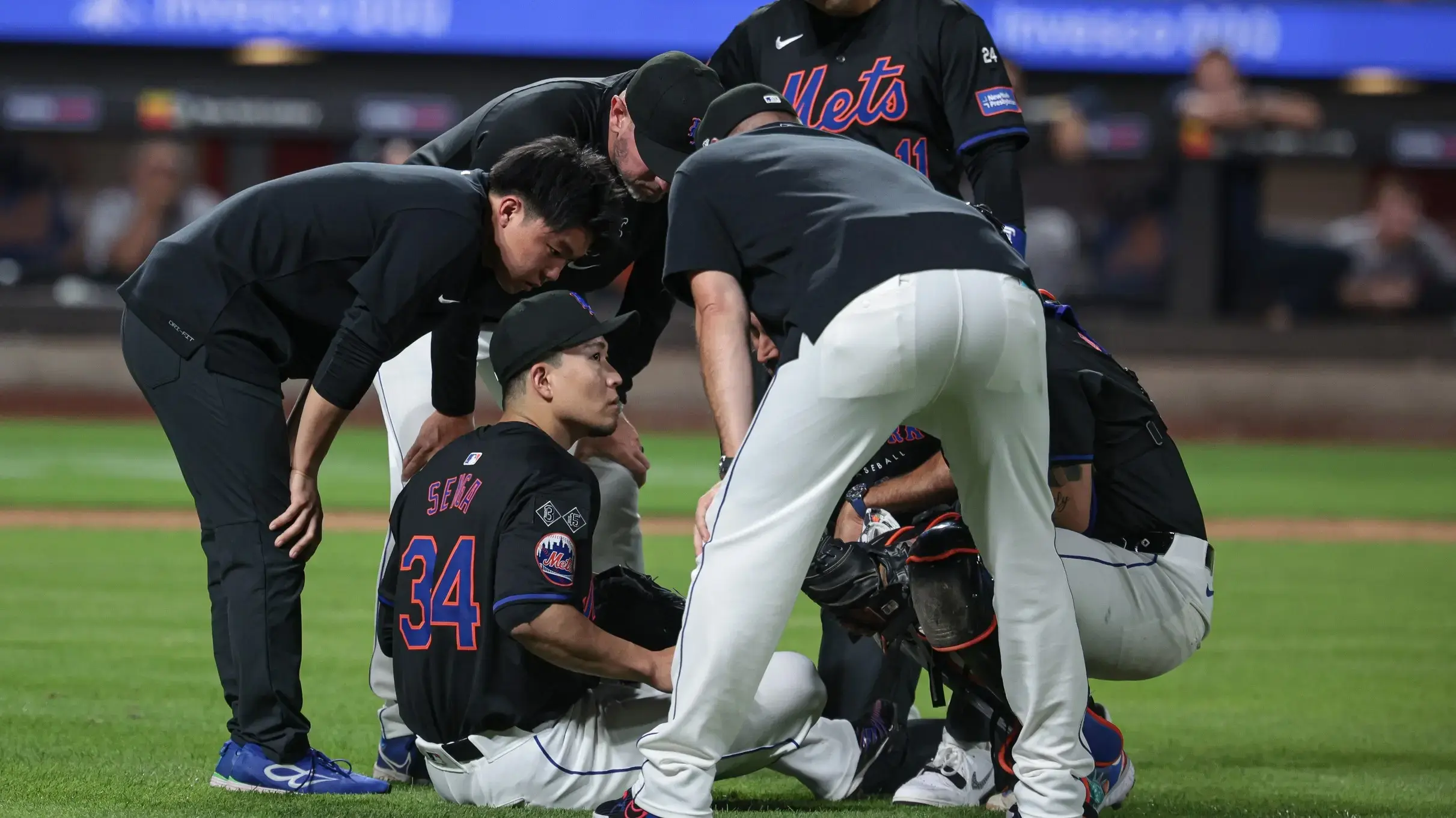 Mets' Kodai Senga exits season debut with calf injury; MRI set for Saturday