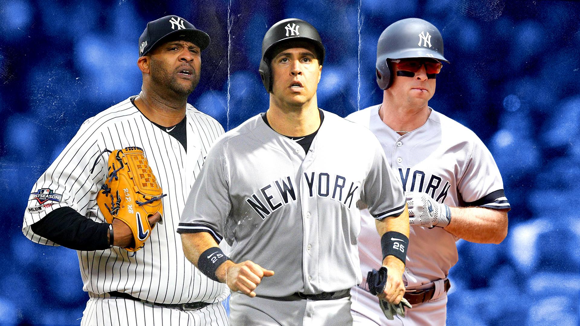 CC Sabathia, Mark Teixeira and Brett Gardner