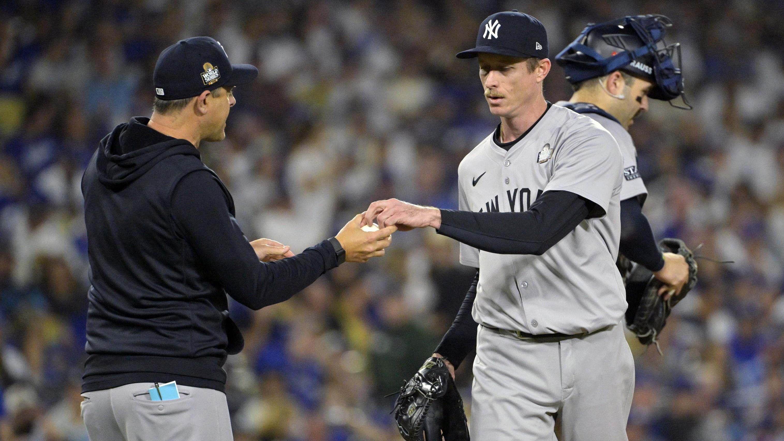 Tim Hill's dominance of Dodgers in Game 2 puts spotlight back on Yankees' controversial bullpen call in World Series opener