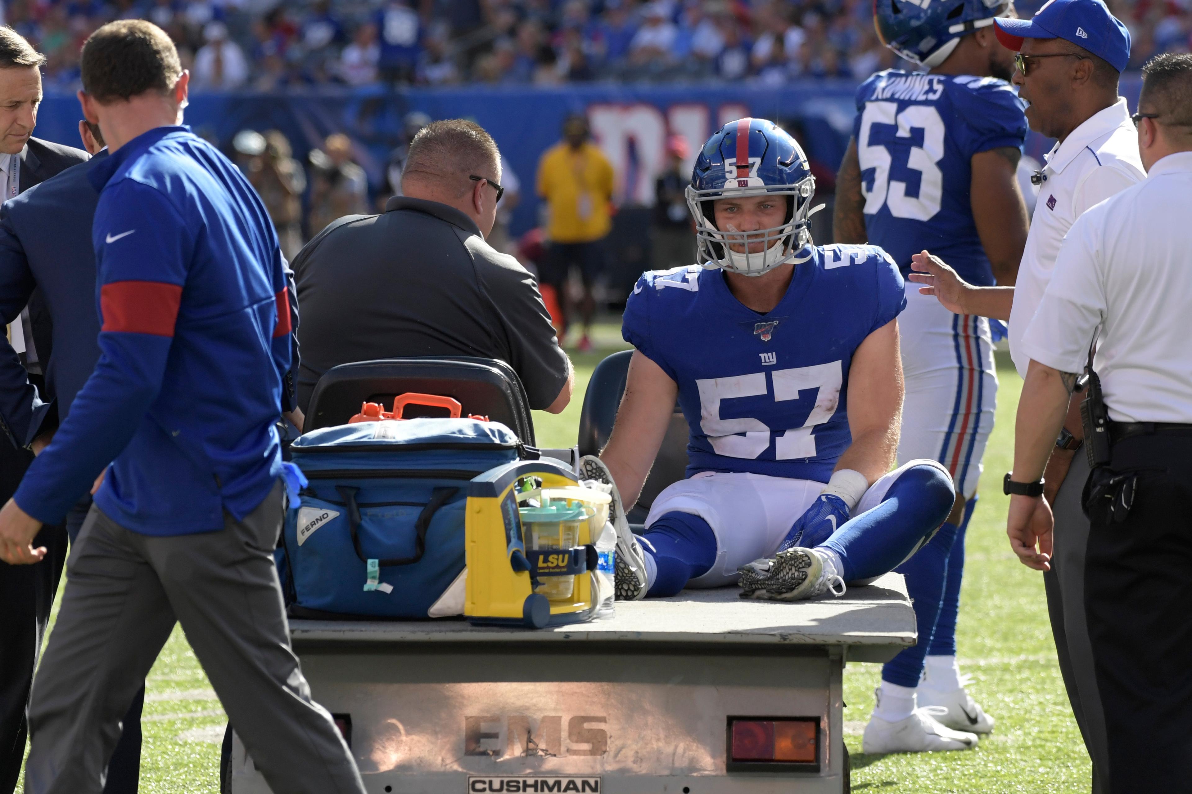 Giants place LB Ryan Connelly on IR, claim DE Chris Peace