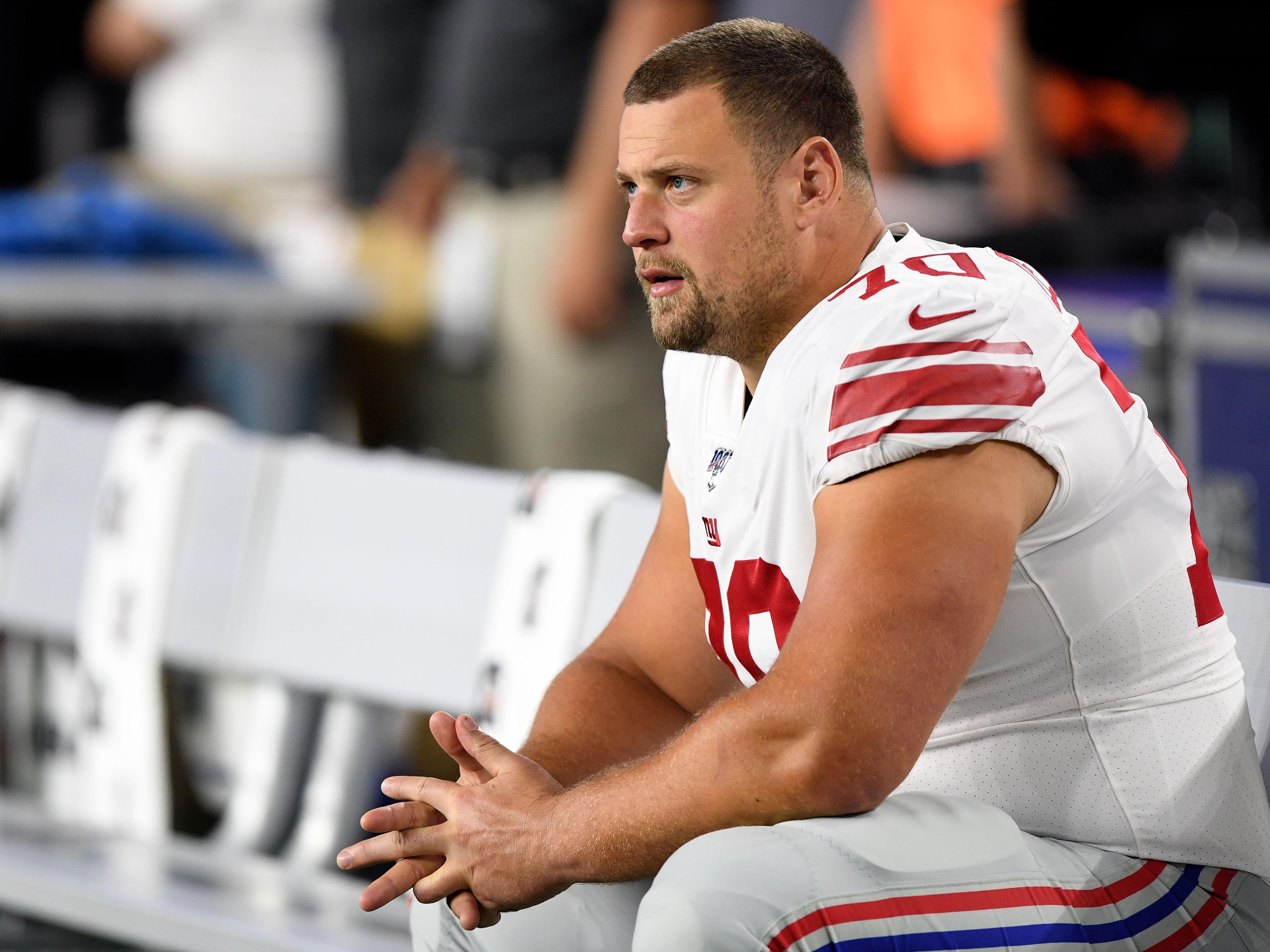 Kevin Zeitler left off Giants injury report, Rhett Ellison listed as out