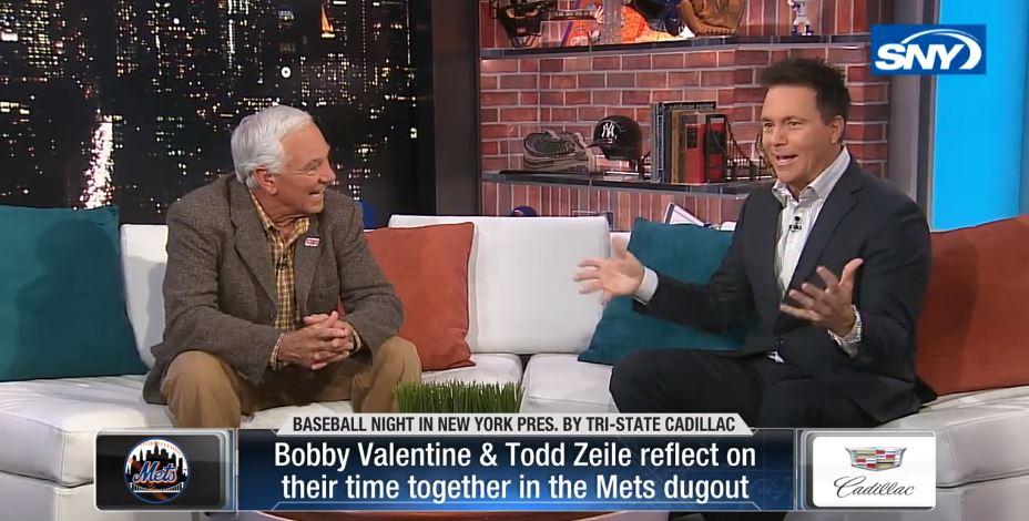 WATCH: Bobby Valentine and Todd Zeile reminisce about time together with Mets