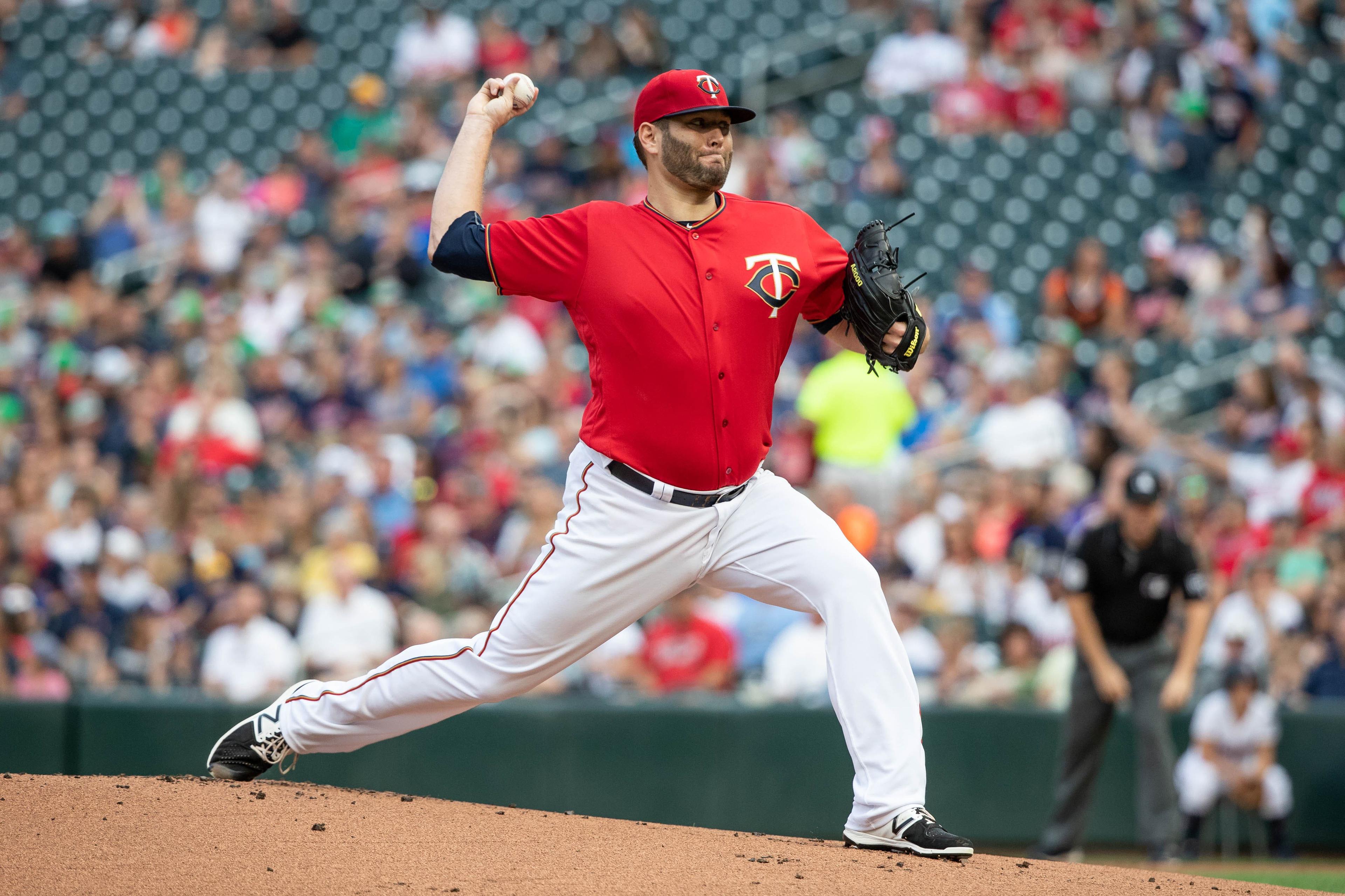 Minnesota Twins starting pitcher Lance Lynn / Jordan Johnson/USA TODAY Sports