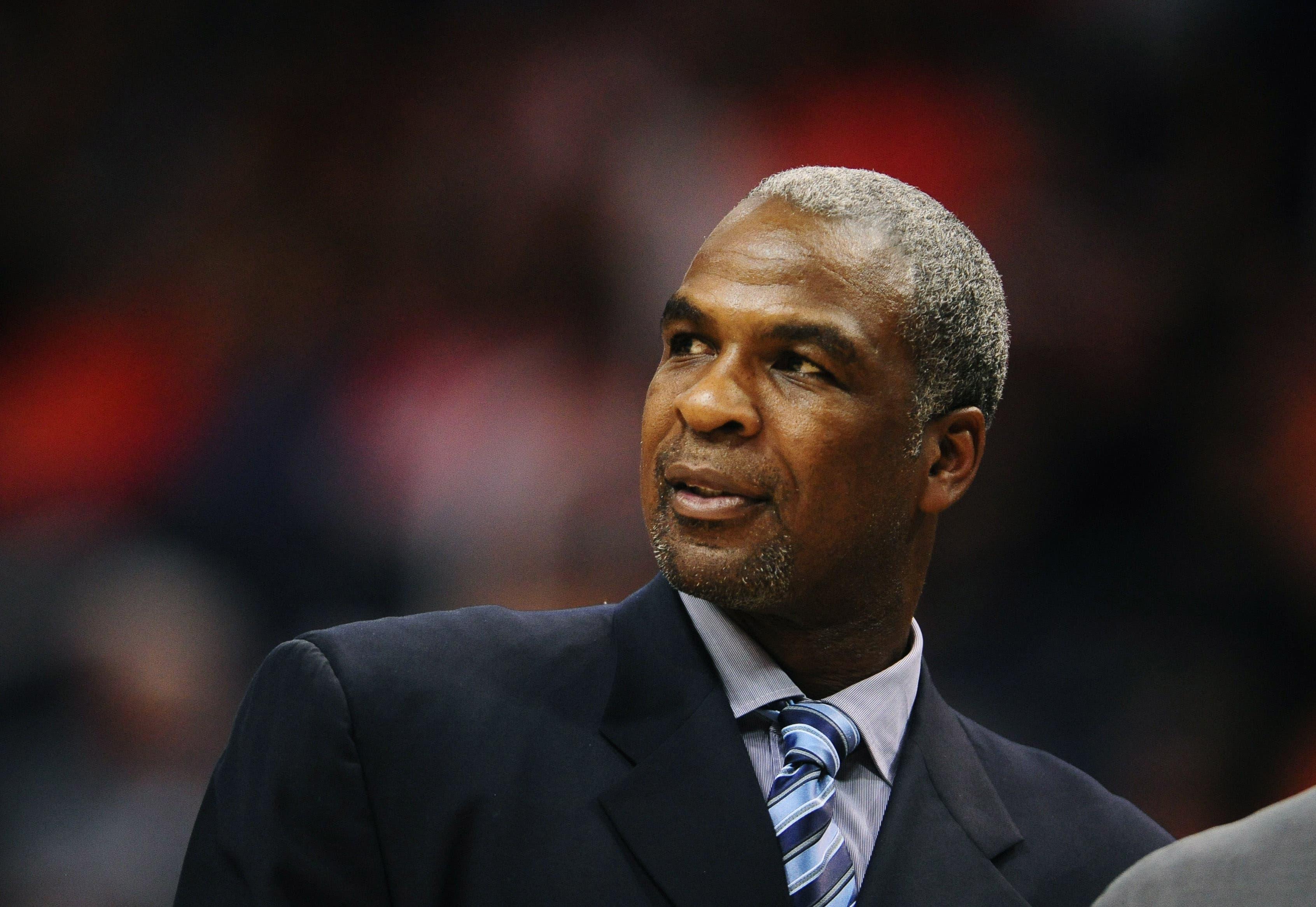 Jan. 26, 2011; Phoenix, AZ, USA; Charlotte Bobcats assistant coach Charles Oakley against the Phoenix Suns at the US Airways Center. The Bobcats defeated the Suns 114-107. Mandatory Credit: Mark J. Rebilas-USA TODAY Sports / Mark J. Rebilas-USA TODAY Sports