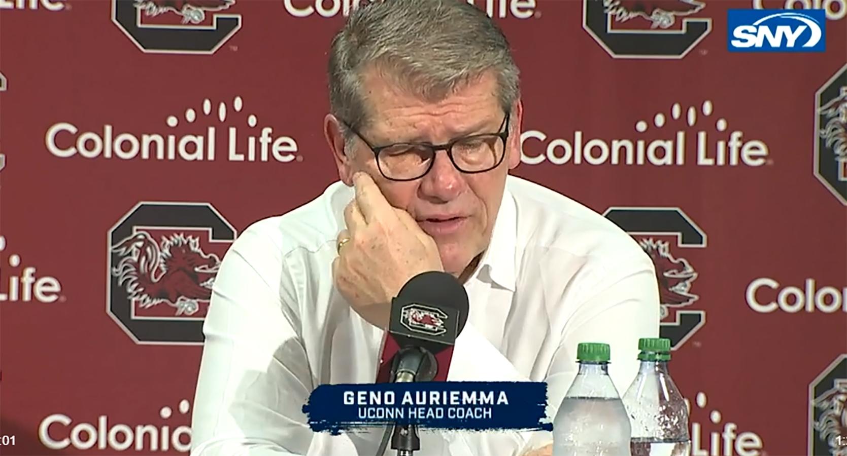 UConn's Geno Auriemma: 'We were No. 1 earlier this season ... hard to believe, right?'