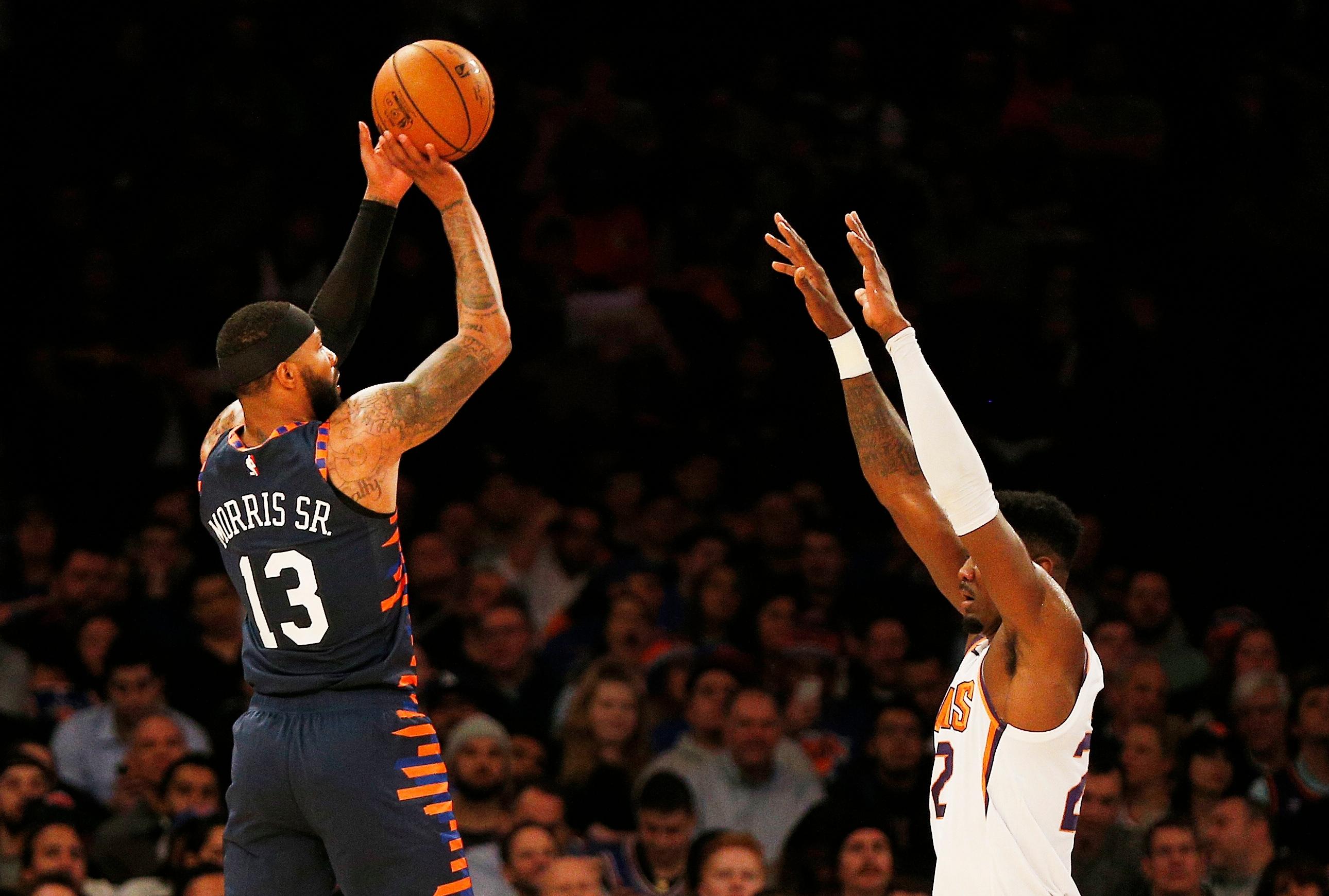 Marcus Morris believes Knicks can't use new faces as an excuse any longer: 'Nah, f--k that'