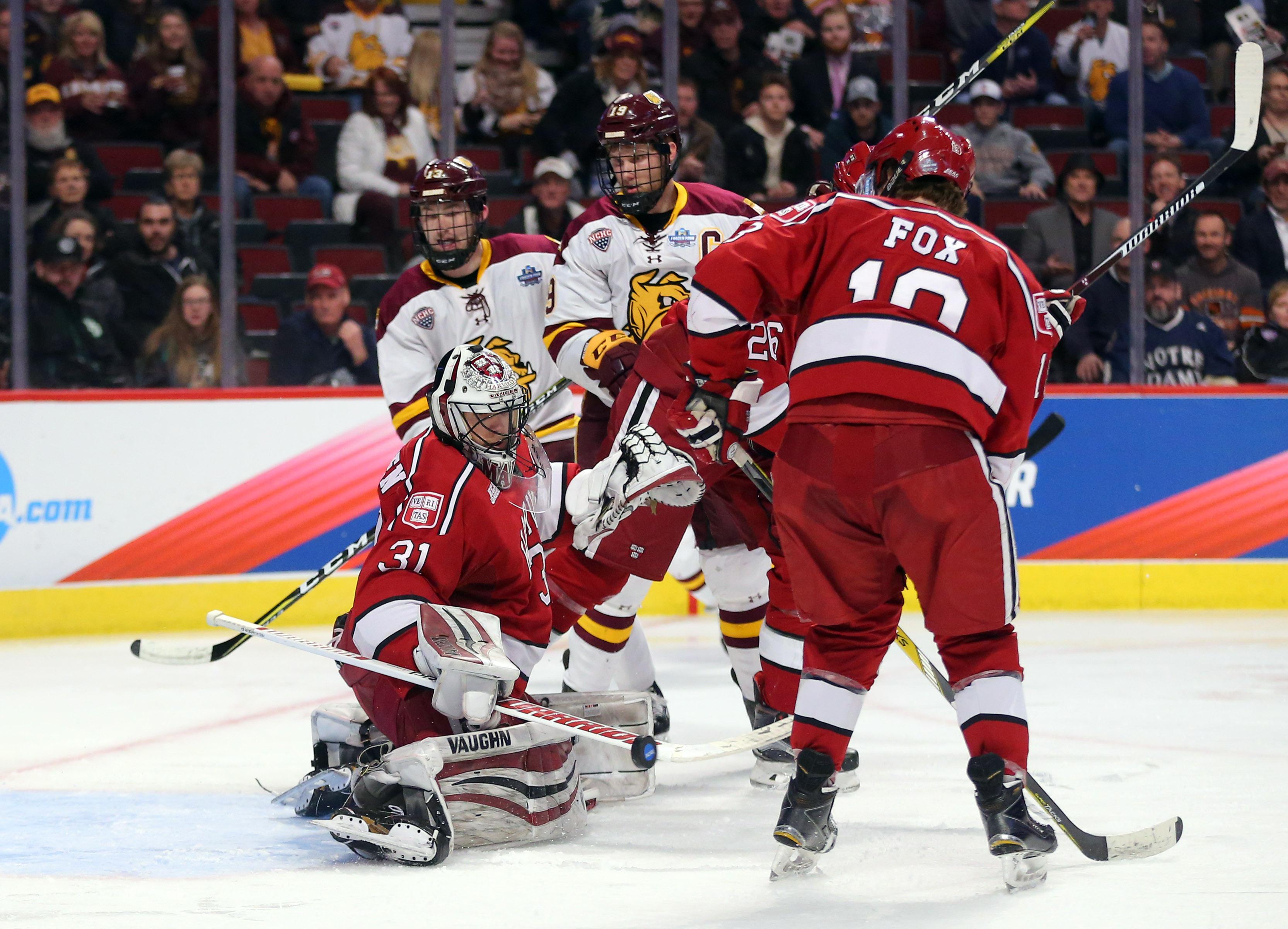 Newly acquired Rangers defenseman Adam Fox signs entry-level deal