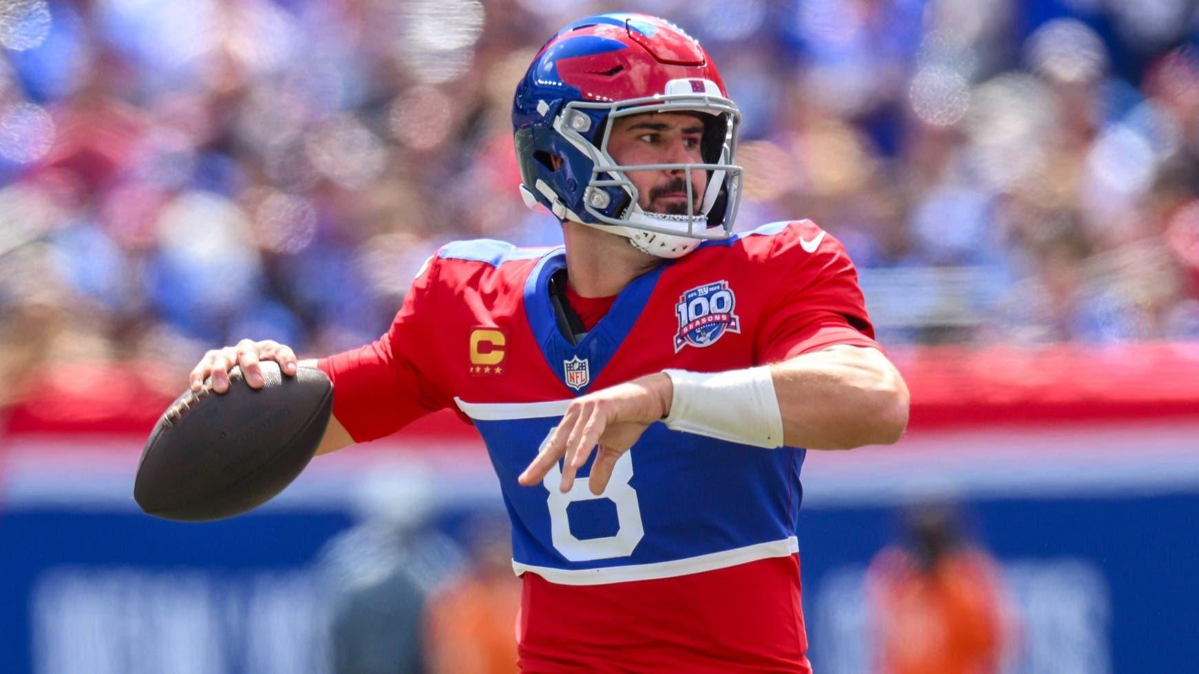 Giants QB Daniel Jones responds to whether he's playing for his job in Week 2