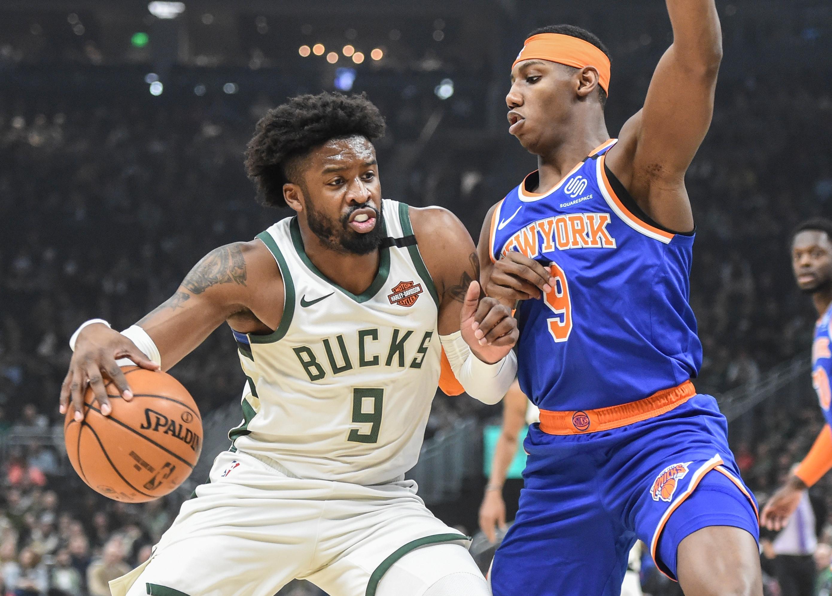 Knicks Takeaways from Tuesday's 128-102 loss to Bucks, including RJ Barrett's career high in threes made