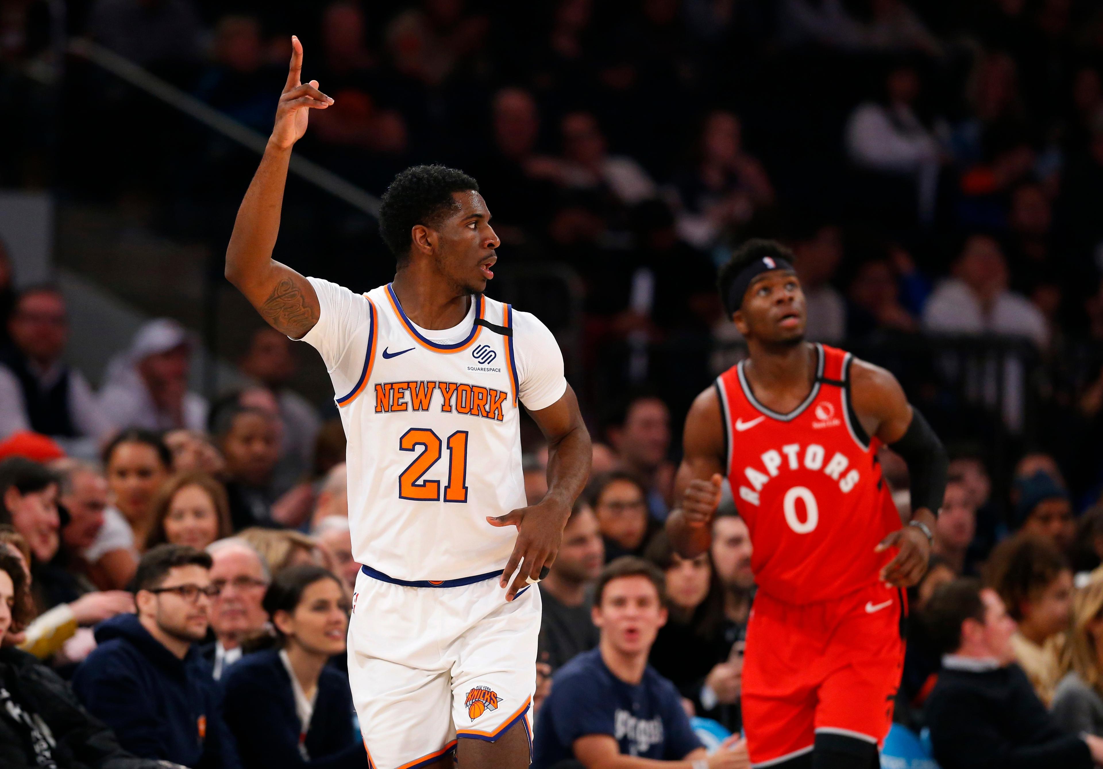 Knicks Takeaways from Friday's 118-112 loss to the Raptors, including another big night from Damyean Dotson