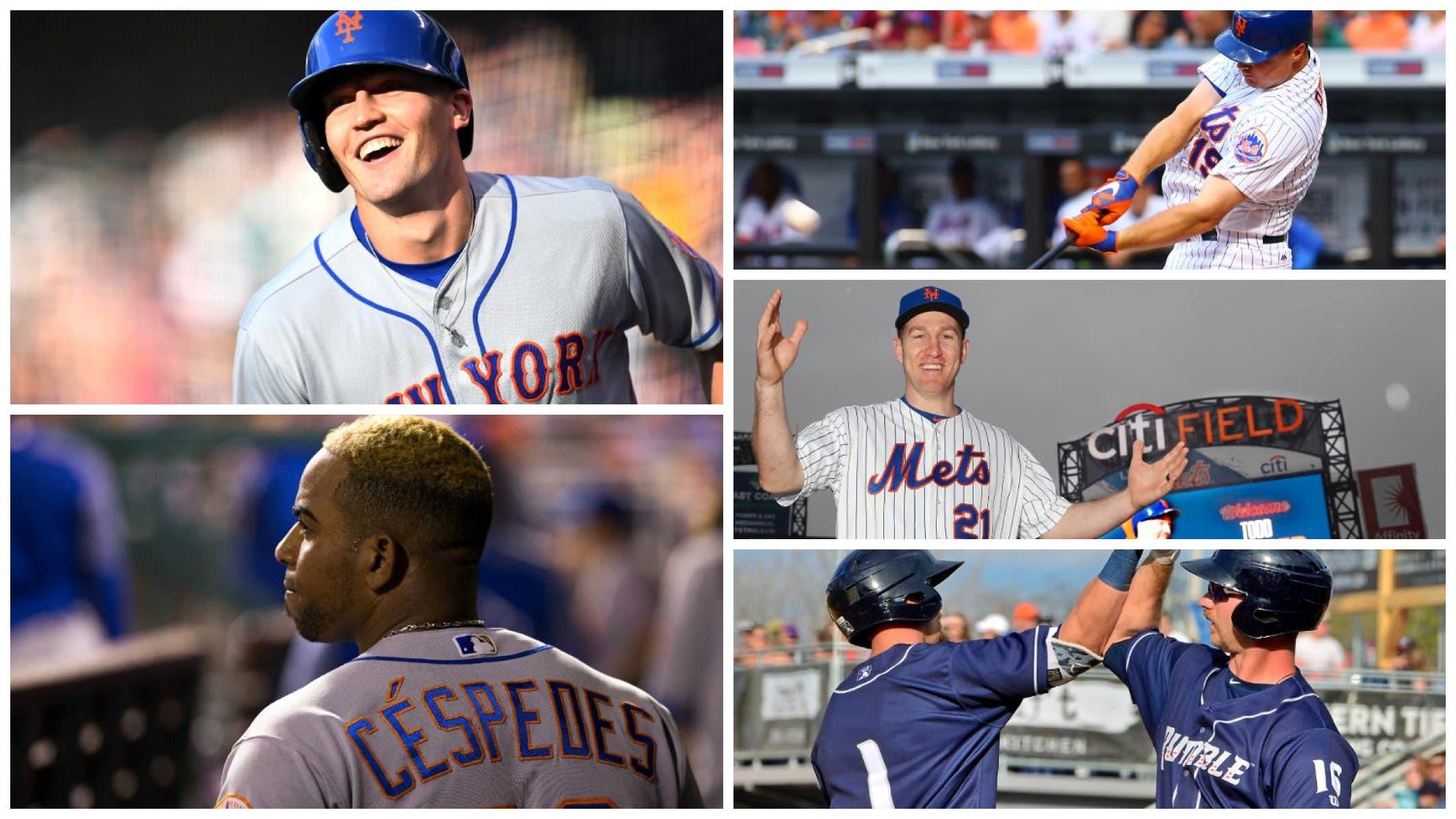 Nimmo, Bruce, Frazier, McNeil and Alonso, Cespedes. Credit: USA Today Imagesundefined