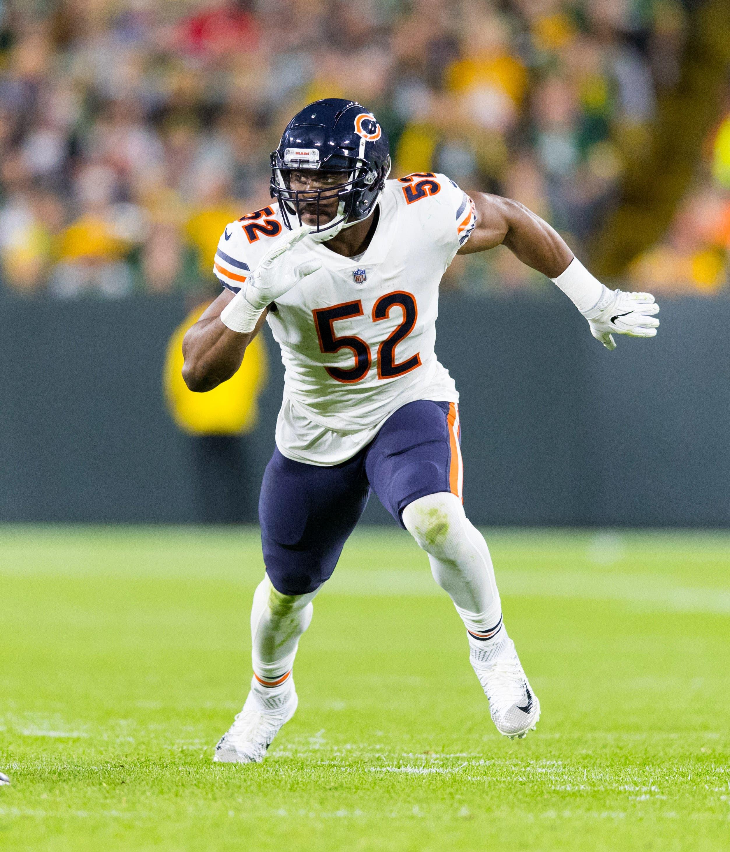 Khalil Mack (52) Mandatory Credit: Jeff Hanisch-USA TODAY Sports / Jeff Hanisch