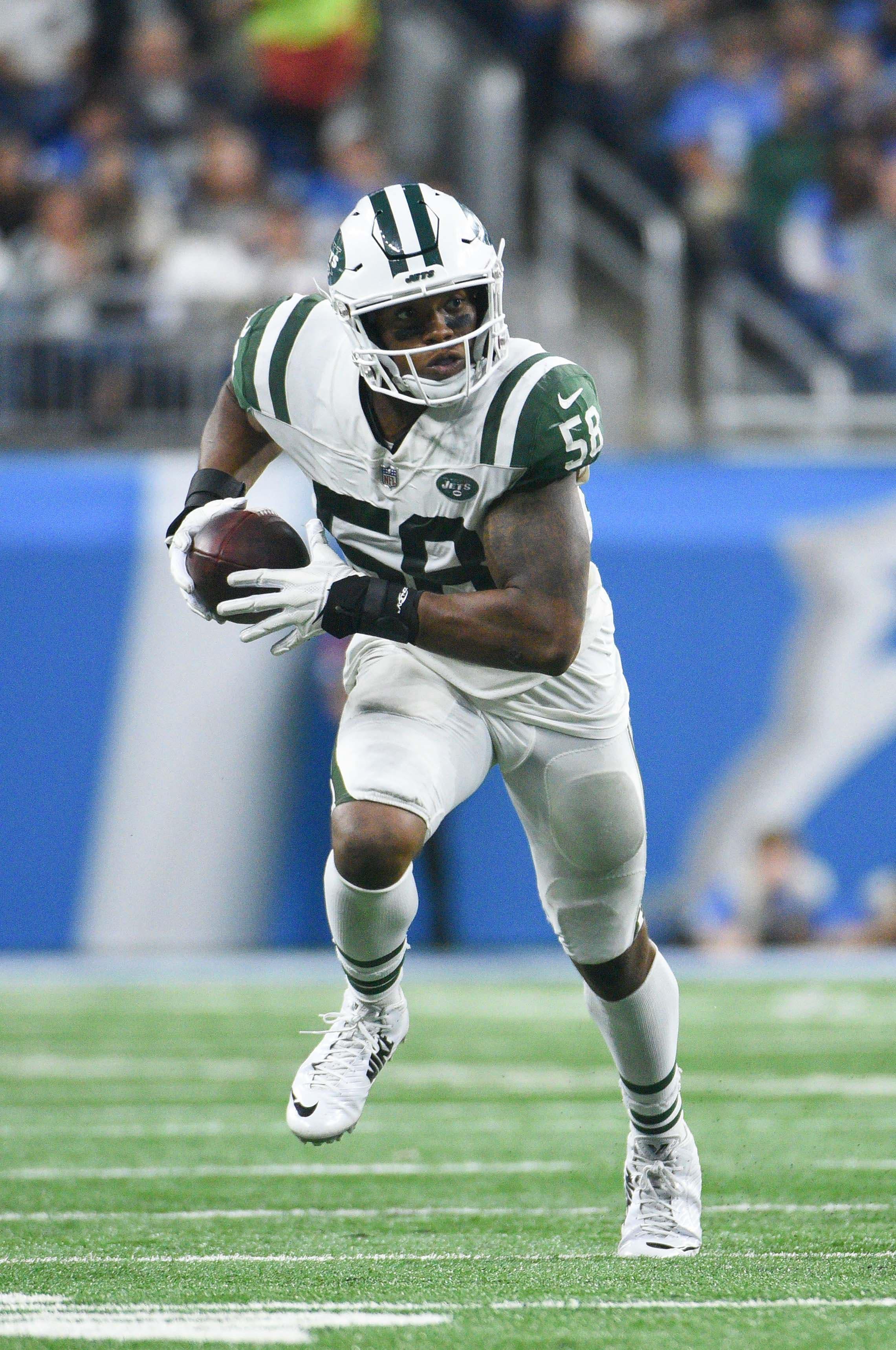 Darron Lee (58) Mandatory Credit: Tim Fuller-USA TODAY Sports / Tim Fuller