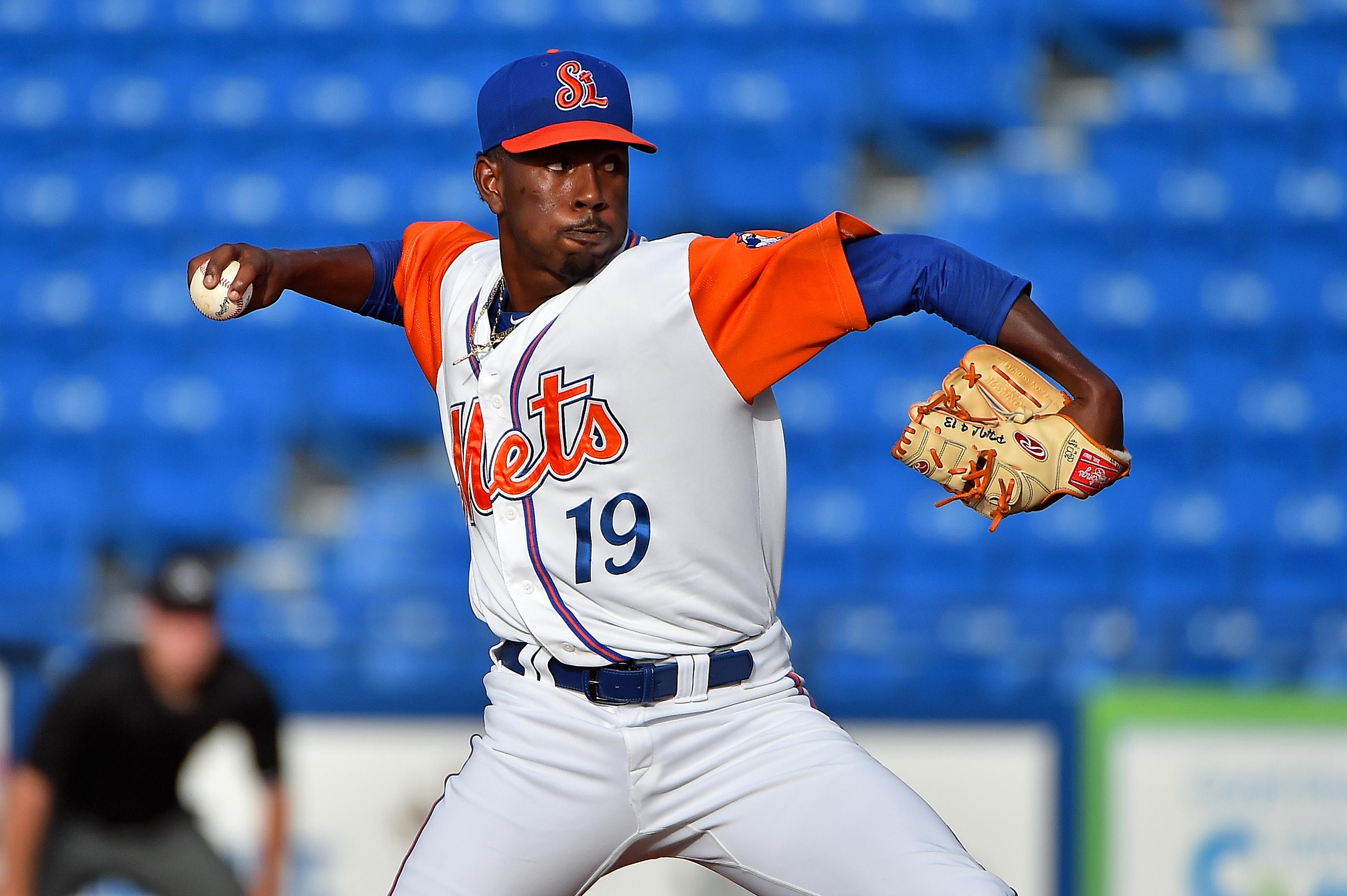 Port St. Lucie, FL, USA; St. Lucie Mets pitcher Justin Dunn (19) delivers a pitch. Mandatory Credit: Jasen Vinlove-USA TODAY Sports