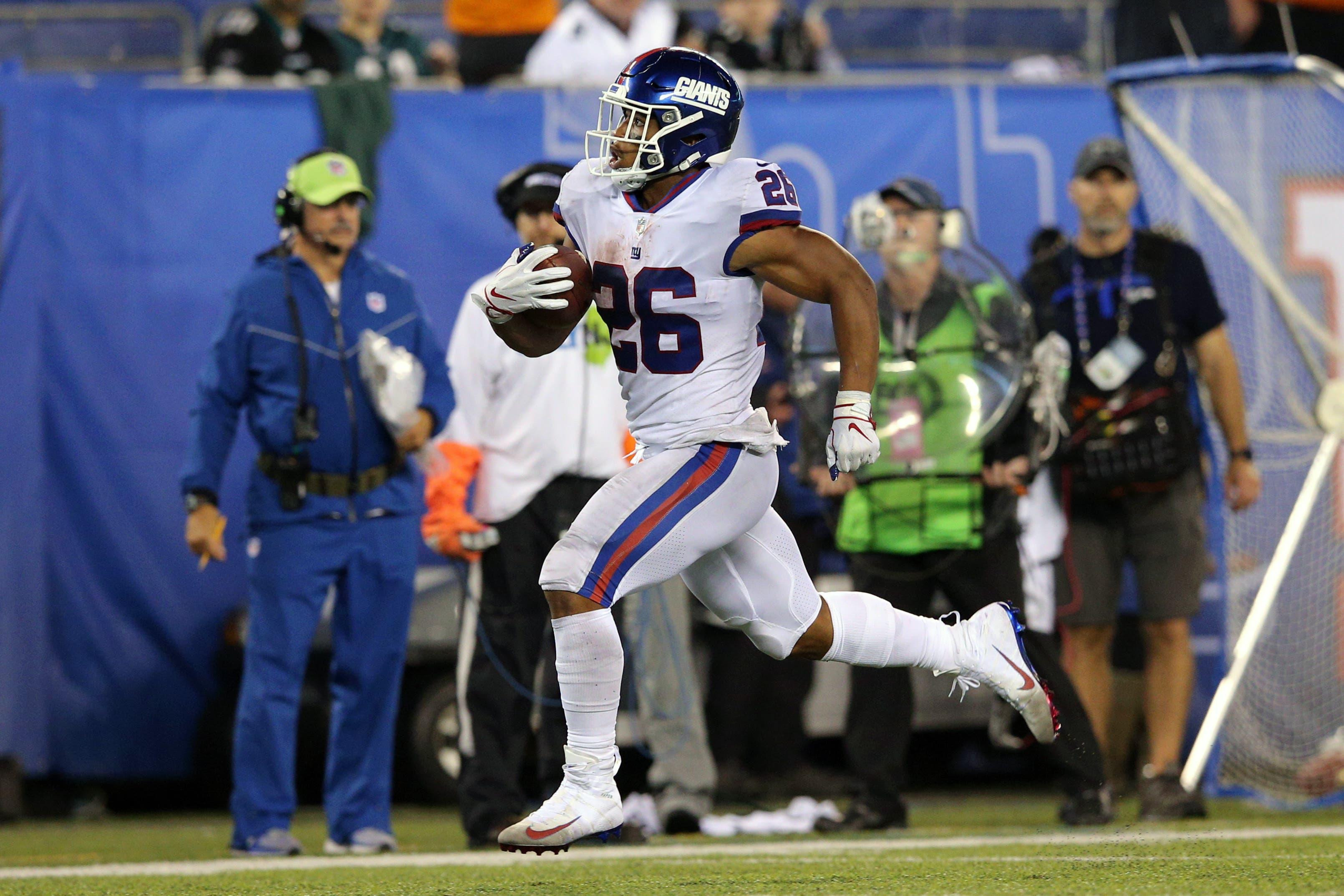 Saquon Barkley (26) Mandatory Credit: Brad Penner-USA TODAY Sports / Brad Penner