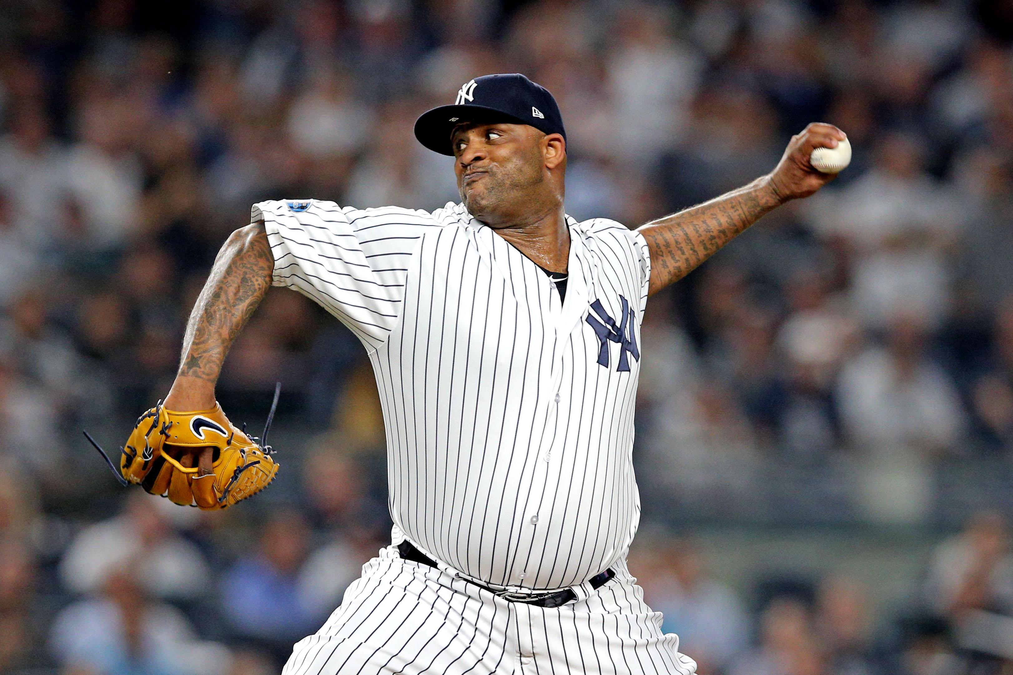 CC Sabathia (52) Mandatory Credit: Brad Penner-USA TODAY Sports