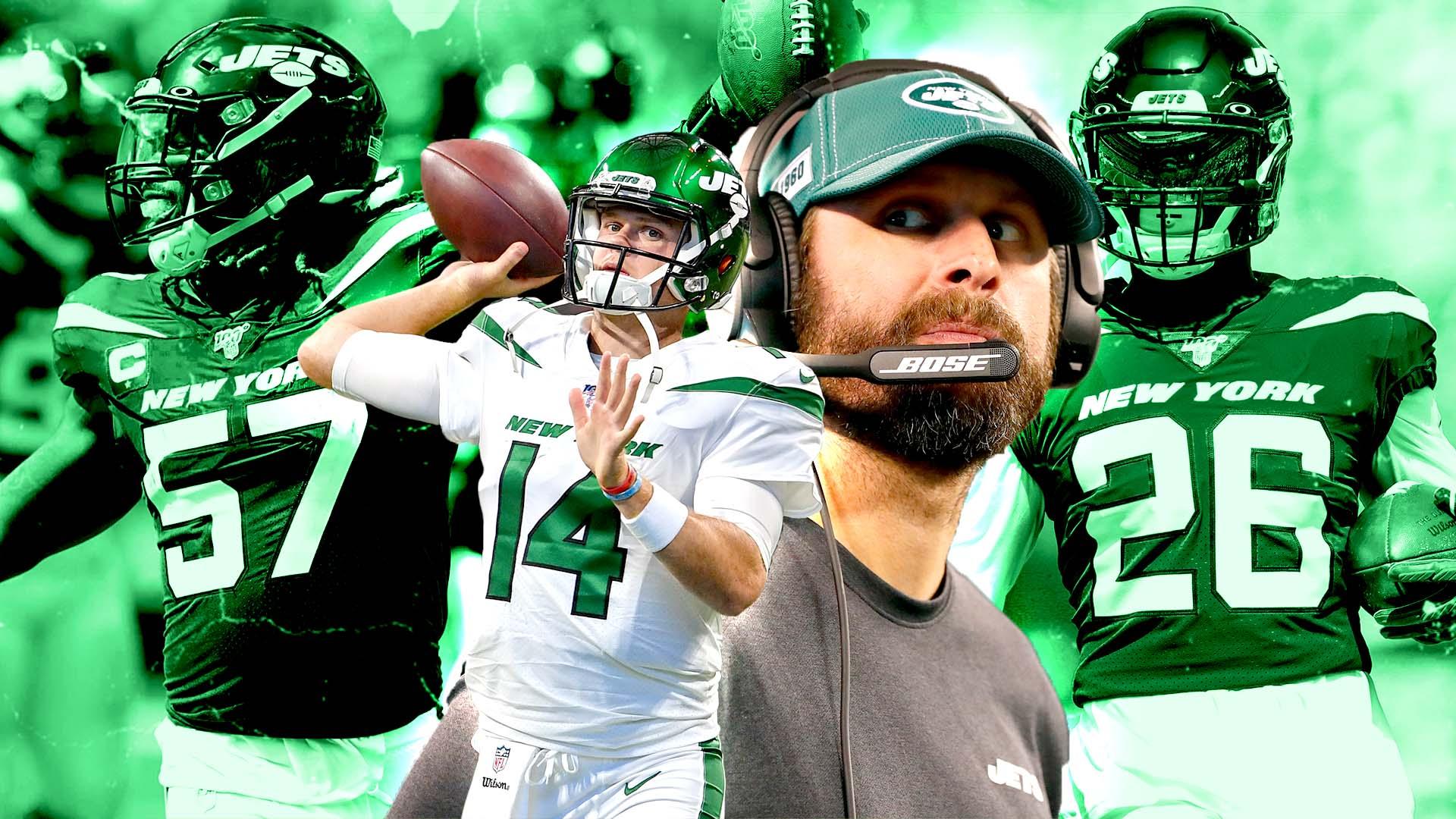 Adam Gase/Sam Darnold/C.J. Mosley/Le'Veon Bell