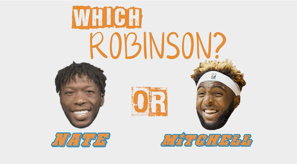 'Which Robinson?': Former Knicks Nate Robinson or Mitchell Robinson