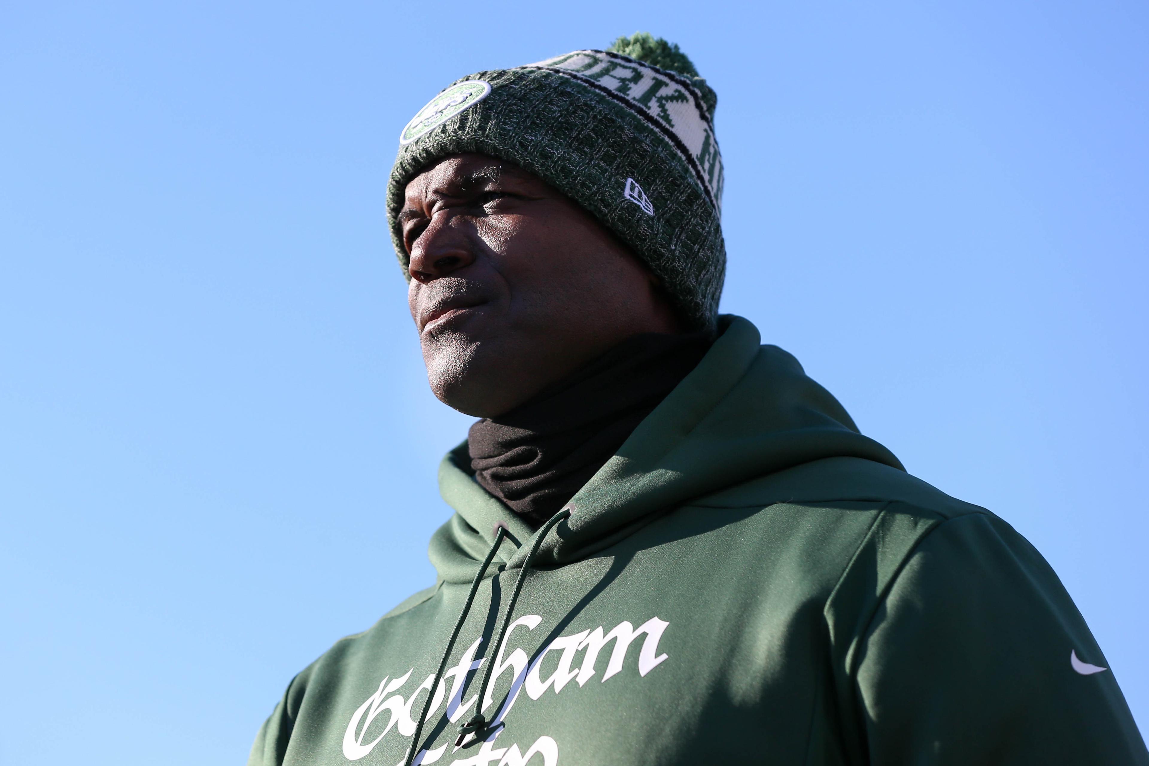 Dec 9, 2018; Orchard Park, NY, USA; New York Jets head coach Todd Bowles walks off the field prior to the game against the Buffalo Bills at New Era Field. Mandatory Credit: Rich Barnes-USA TODAY Sports / Rich Barnes