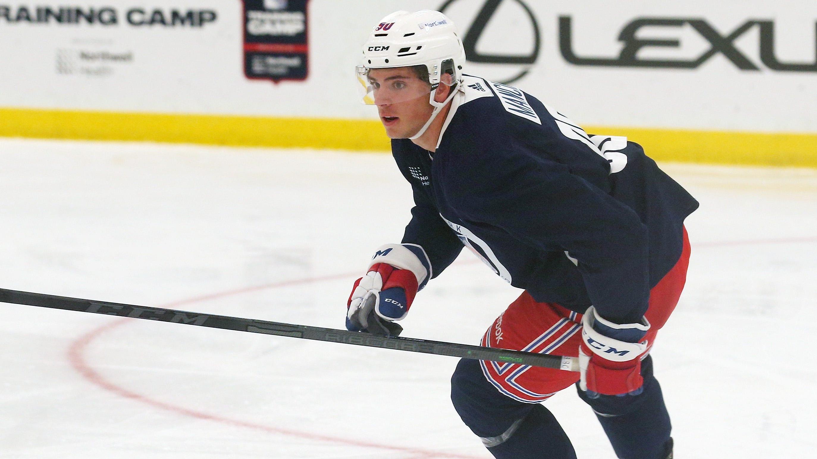 Rangers rookie Victor Mancini ‘in the mix’ for roster spot after Ryan Lindgren’s injury