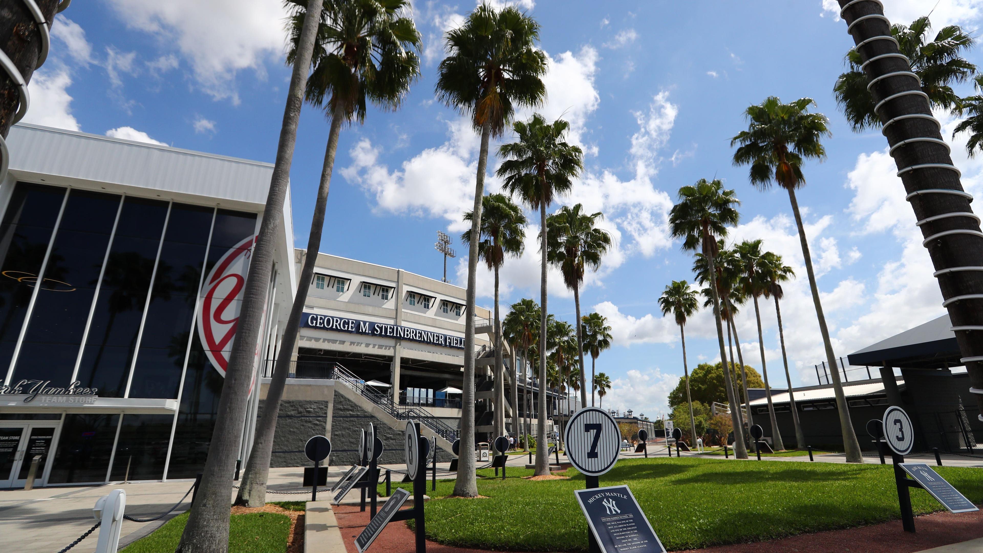 Exterior shot of George M. Steinbrenner Field in Tampa