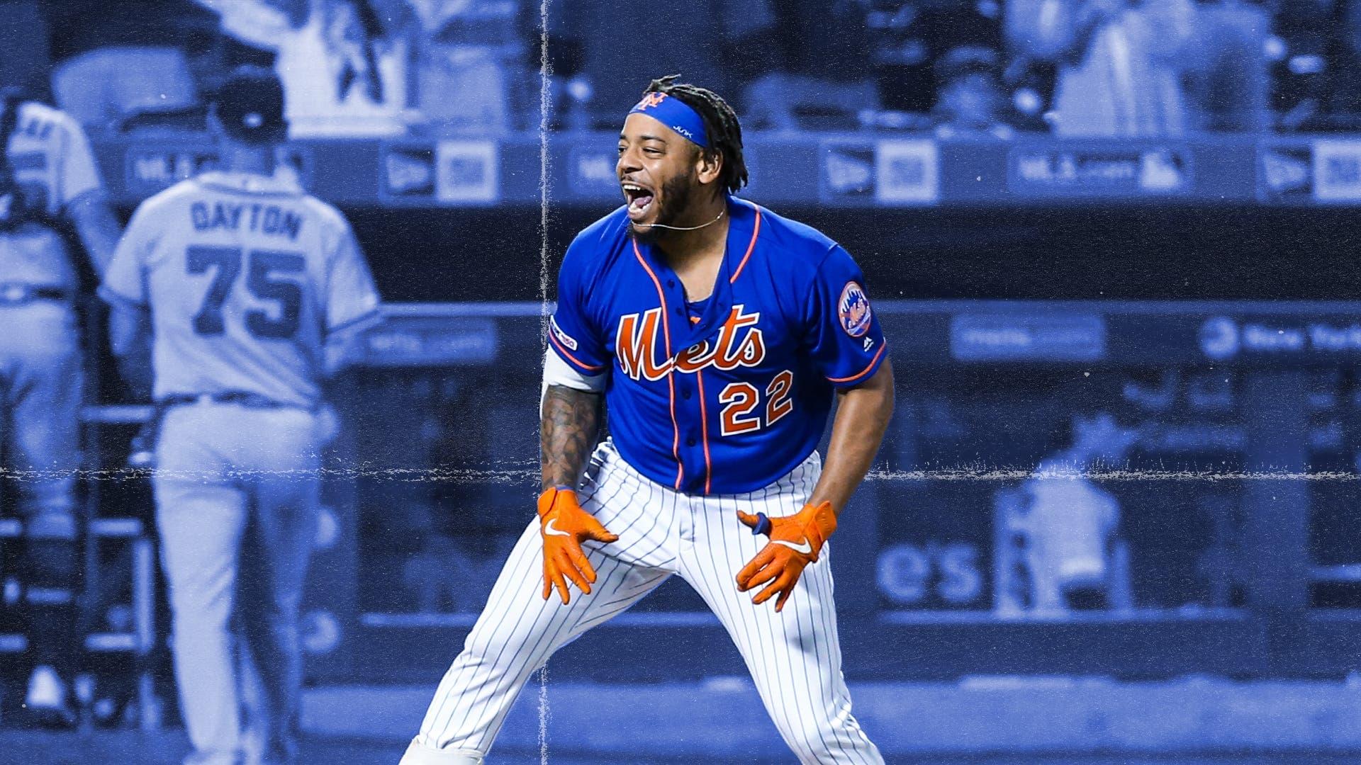 Mets' Dom Smith / Treated Image by SNY