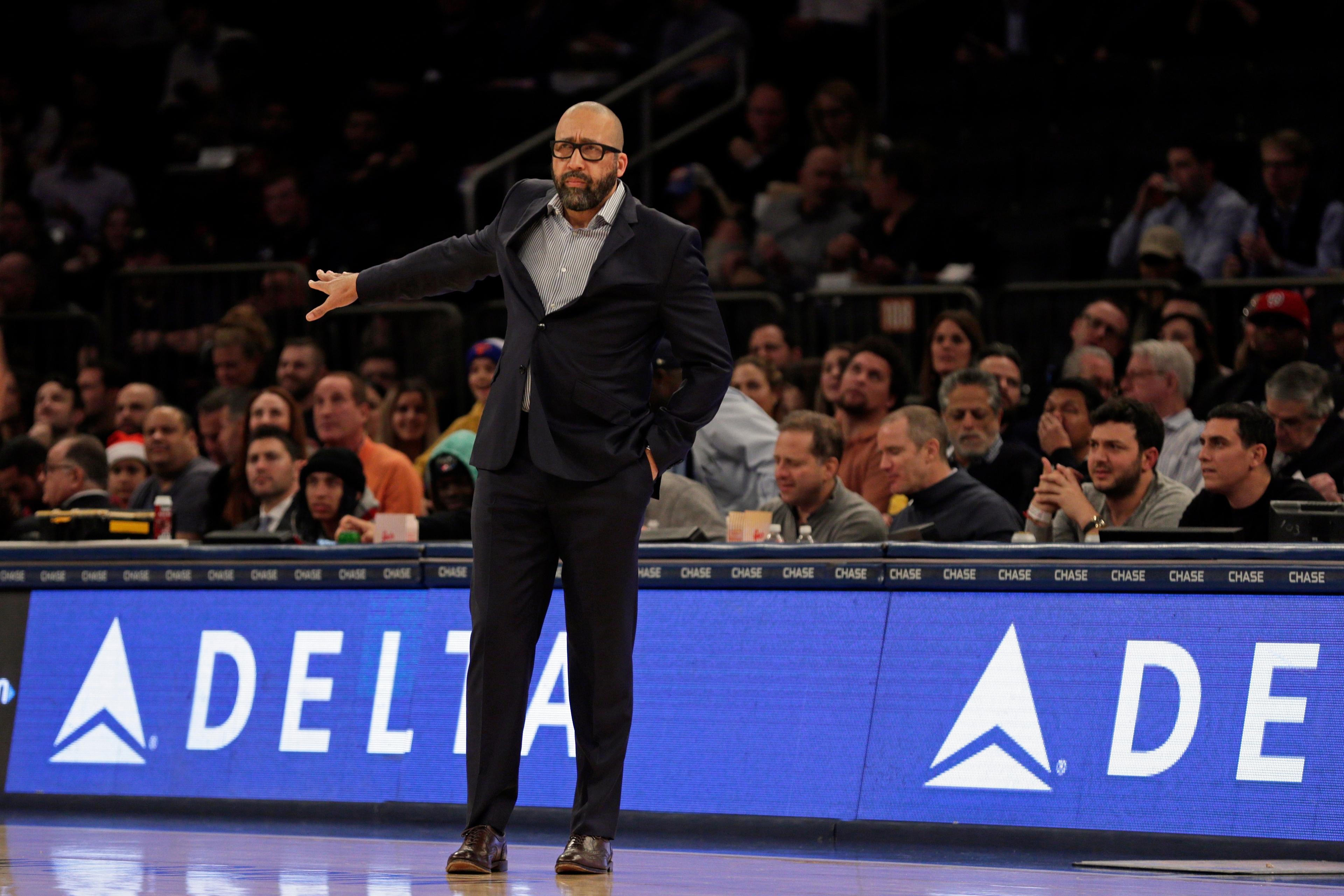 Knicks' David Fizdale on job status: 'I don't think about that stuff, I don't think about it at all'