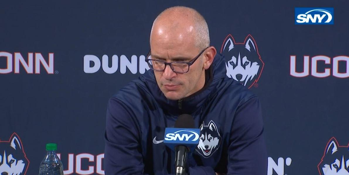 WATCH: Dan Hurley wants to see UConn's ball security improve