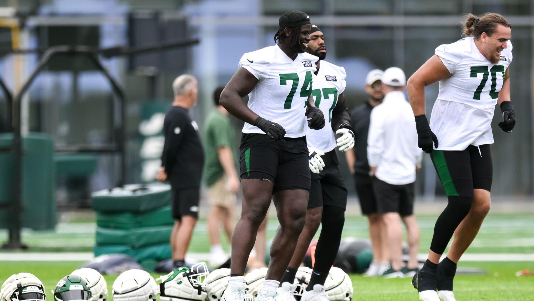 Jets first-round pick Olu Fashanu impressing in training camp: ‘Definitely did not miss on that kid’