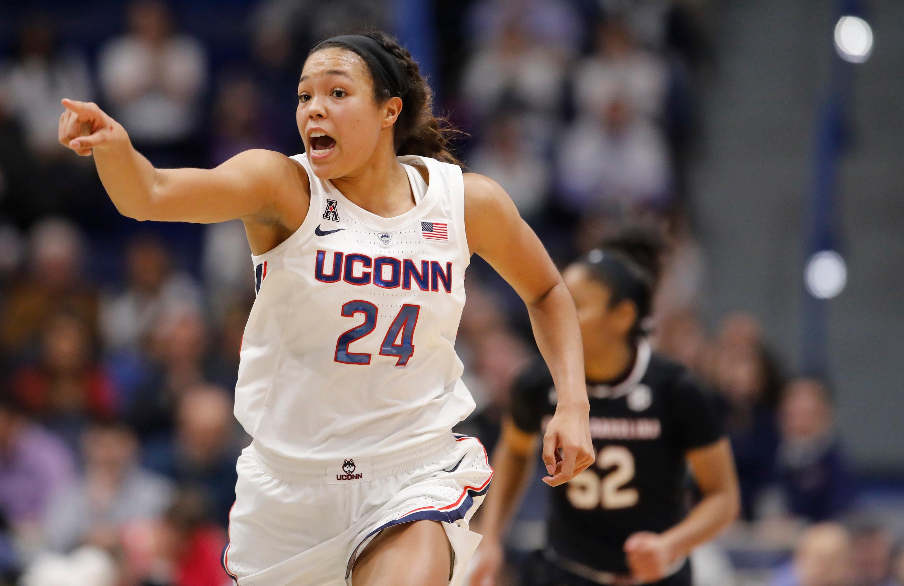 Napheesa Collier leads UConn to 83-61 win over Houston on Senior Day